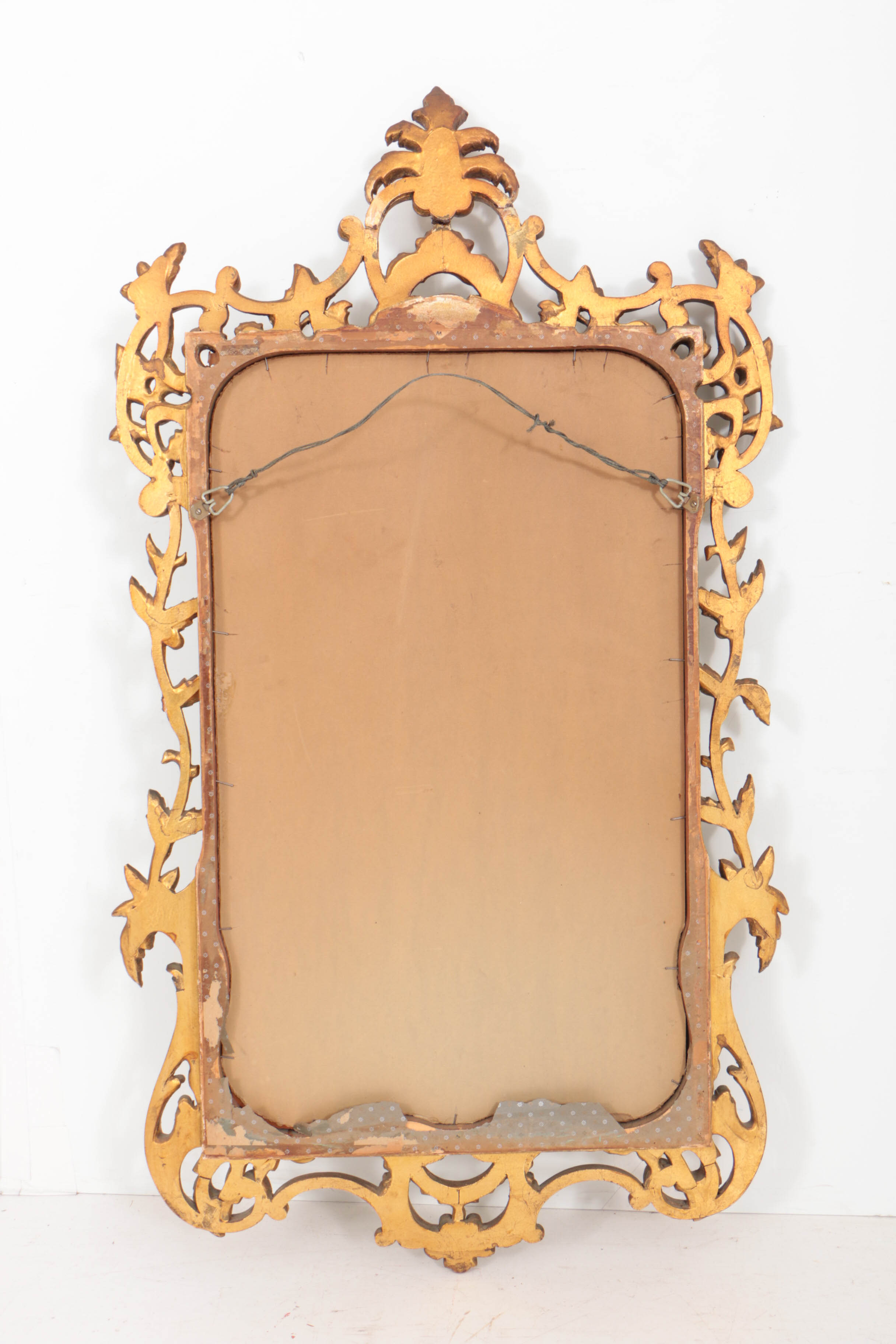 Rococo Style Carved Giltwood Mirror, 20th Century