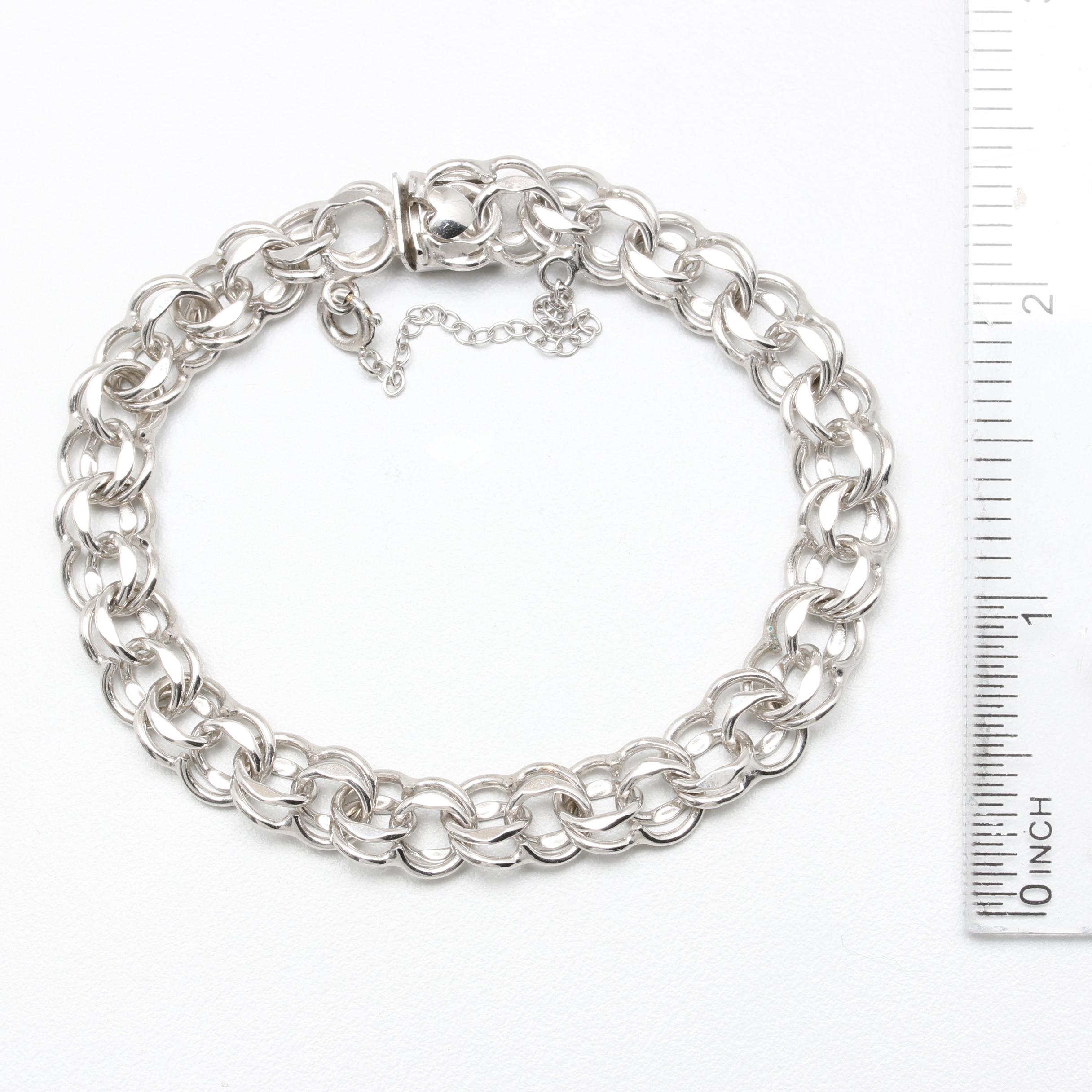 Elco Sterling Silver Link Bracelet
