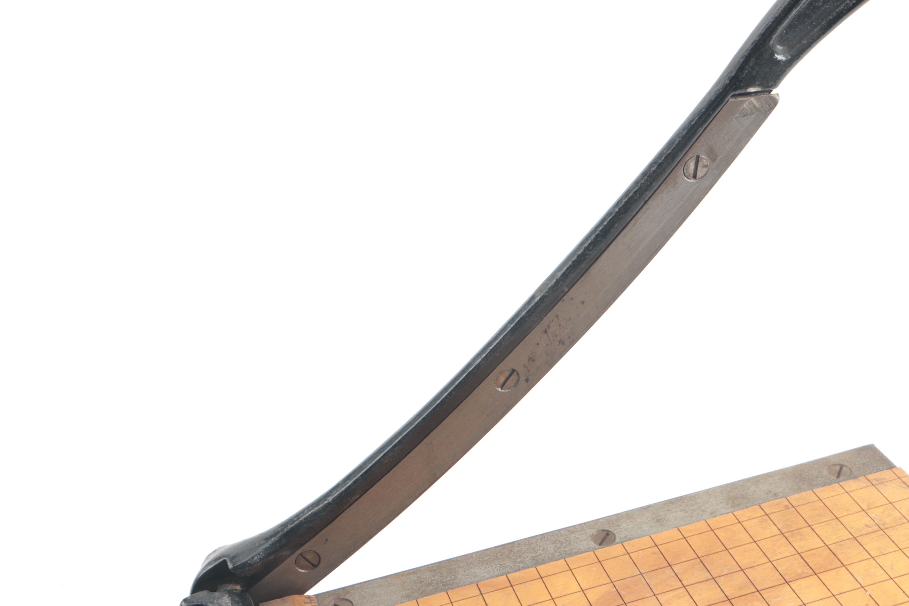 Vintage Ideal School Supply Co. "Ingento No. 9" Paper Cutter