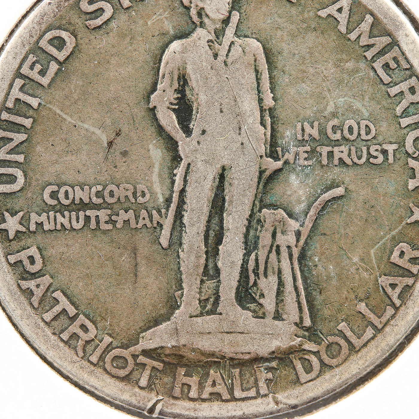 1925 Lexington-Concord Sesquicentennial Silver Commemorative Half Dollar