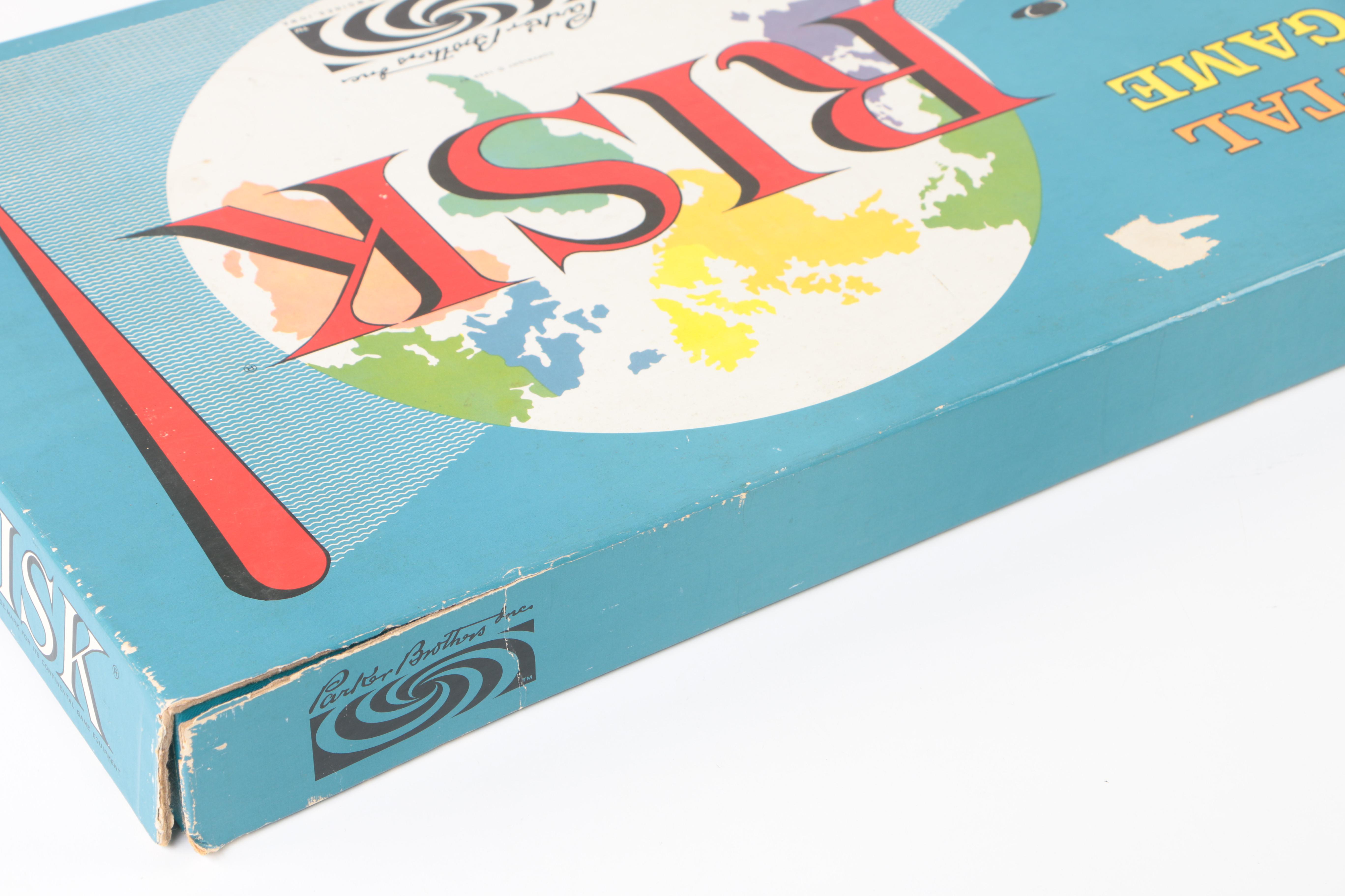Vintage Board Games featuring Risk and Monopoly