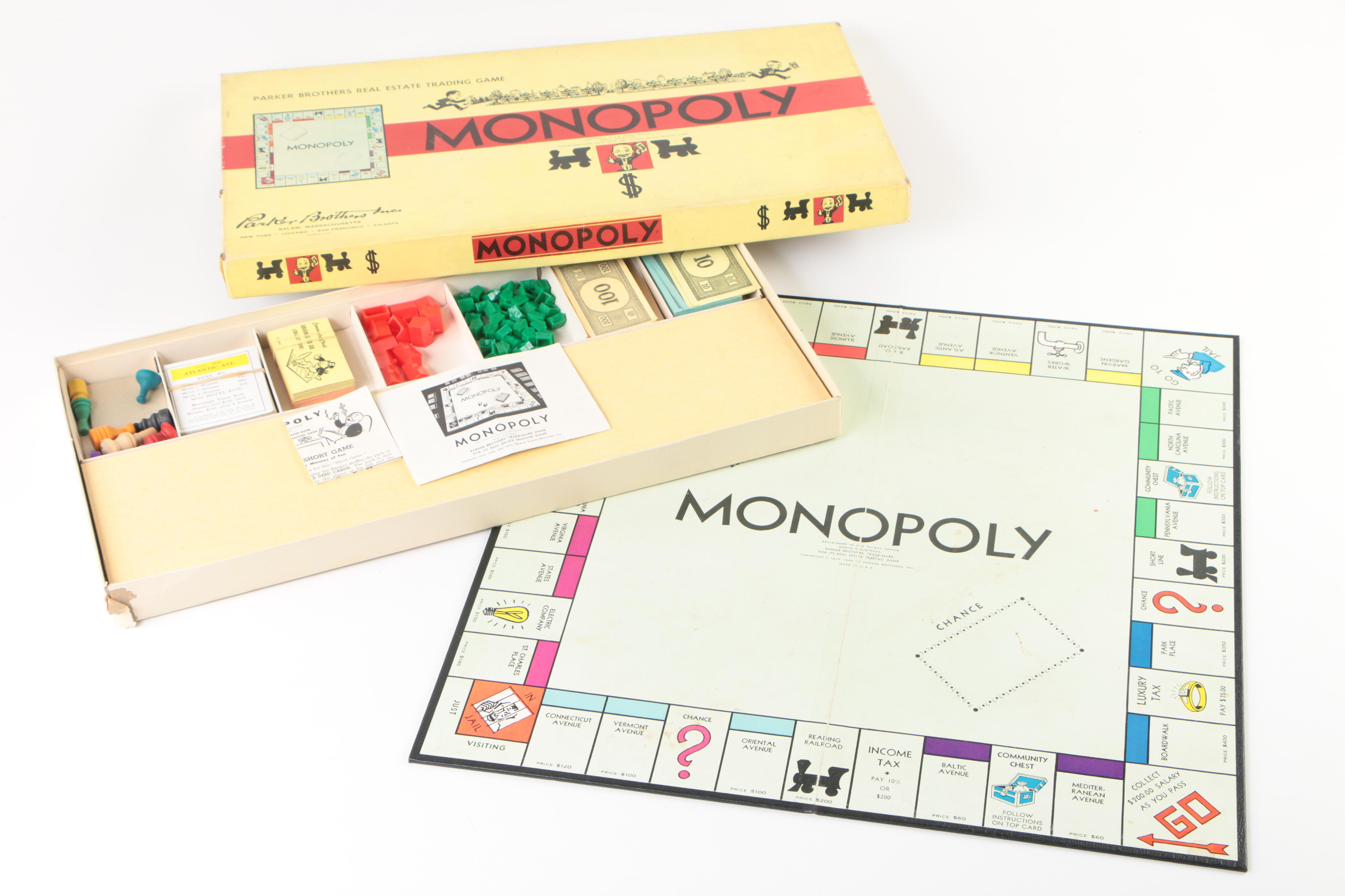 Vintage Board Games featuring Risk and Monopoly