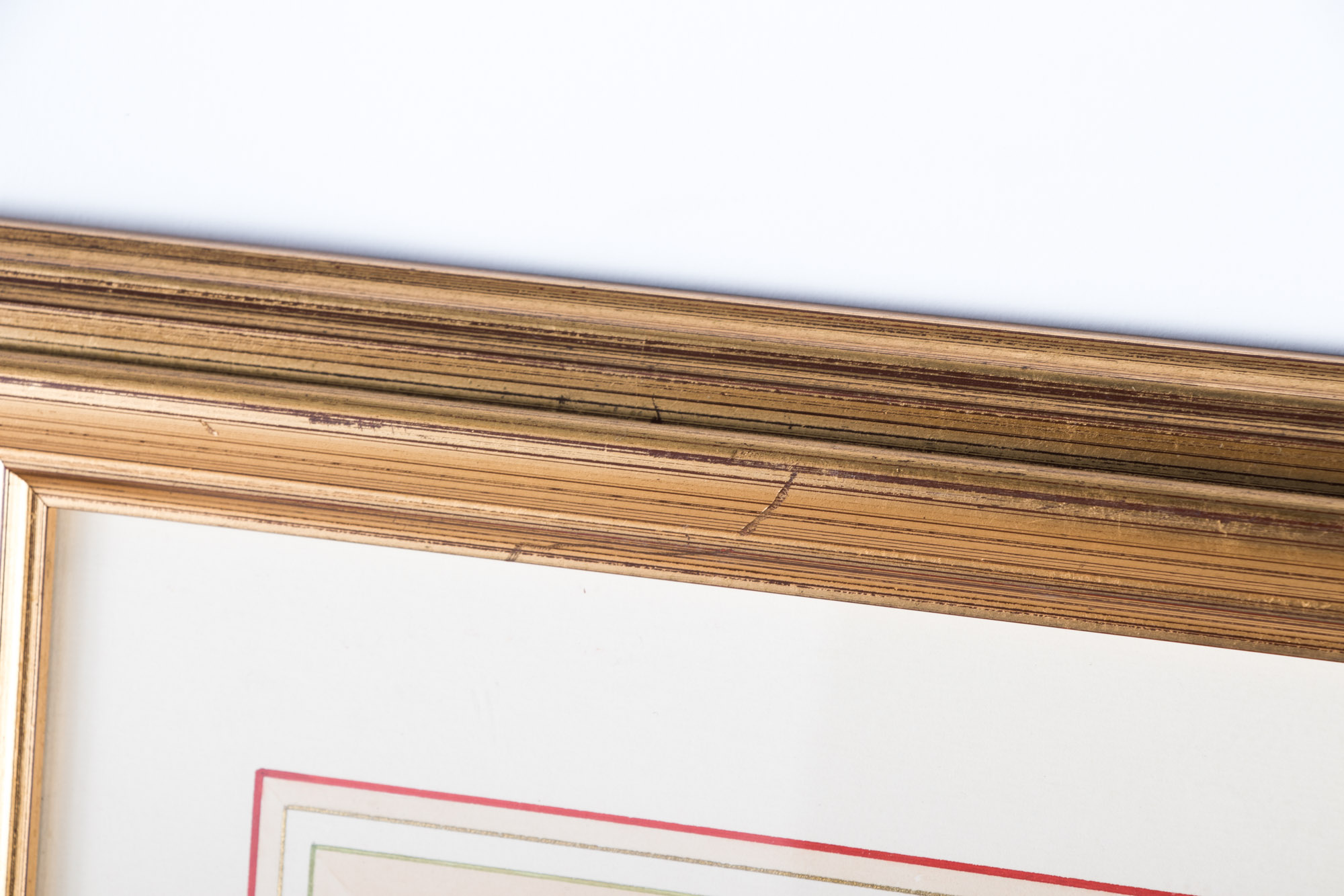 Three Western Themed Giltwood Framed Acrylic Paintings