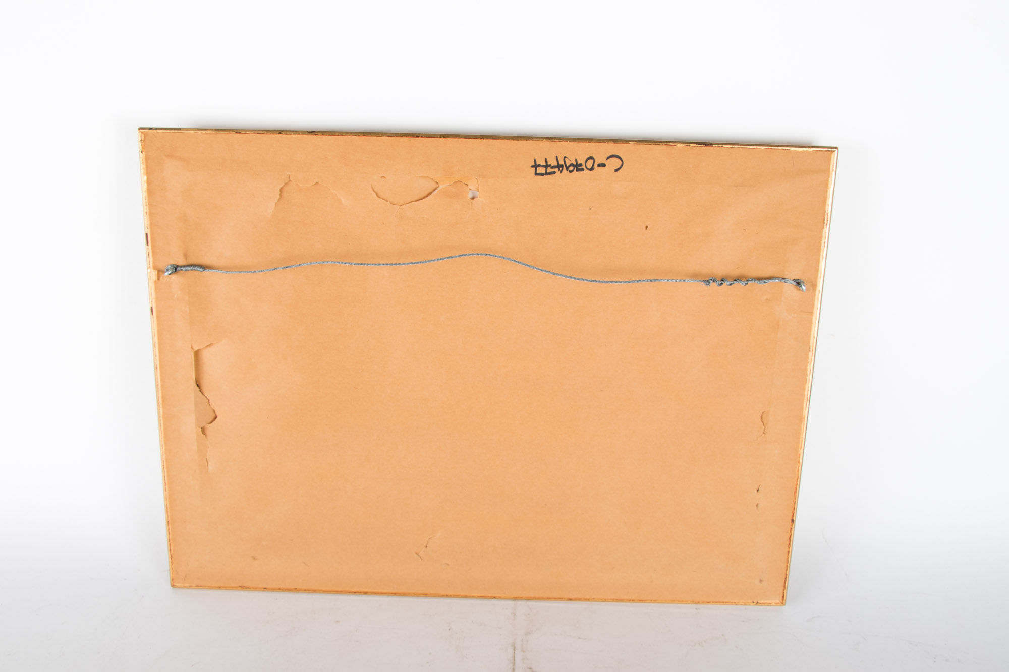 Three Western Themed Giltwood Framed Acrylic Paintings