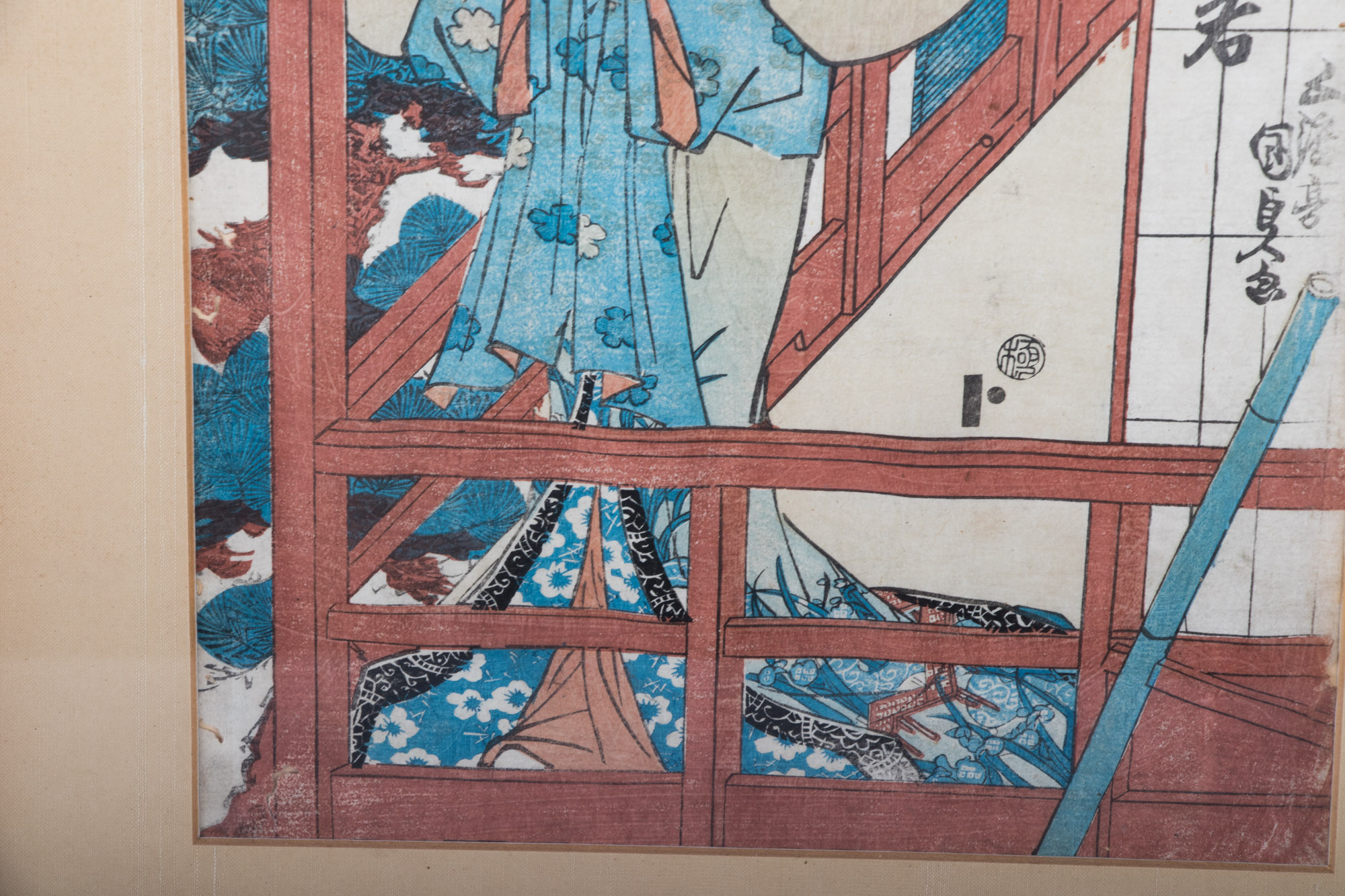 Japanese Ukiyo-e Woodblock Prints including Kunikage, Kunisada, and Kuniyoshi