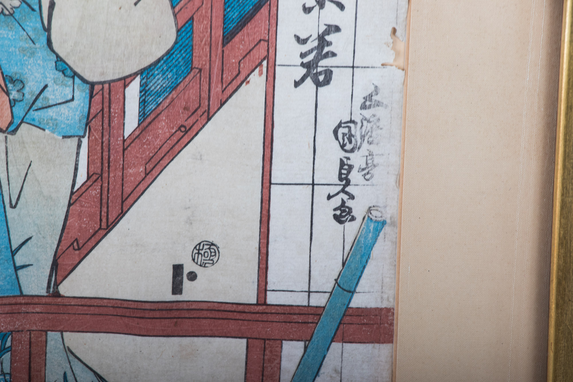 Japanese Ukiyo-e Woodblock Prints including Kunikage, Kunisada, and Kuniyoshi