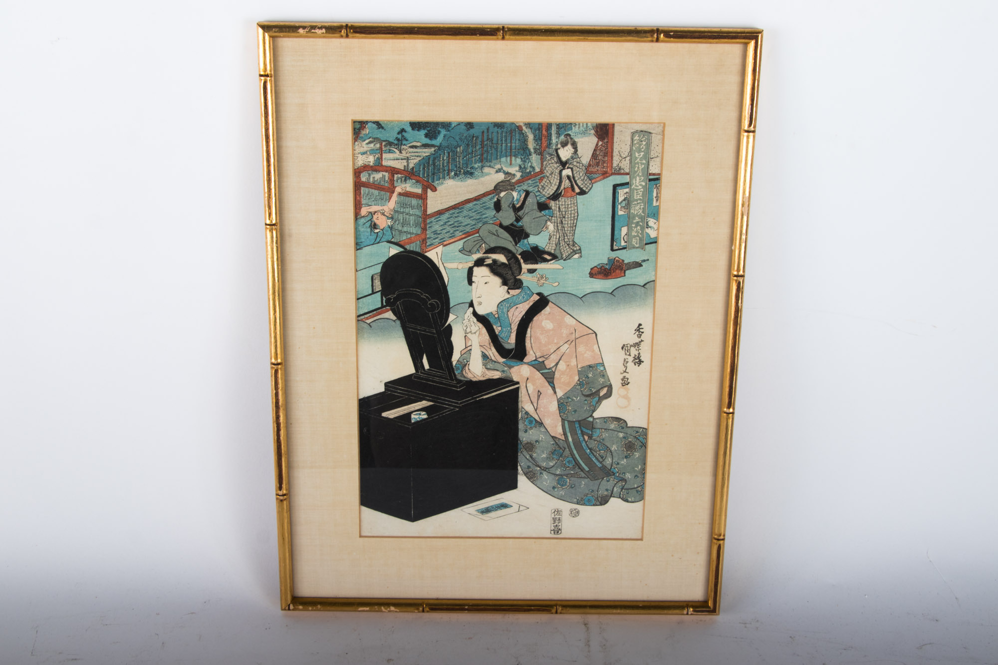 Japanese Ukiyo-e Woodblock Prints including Kunikage, Kunisada, and Kuniyoshi