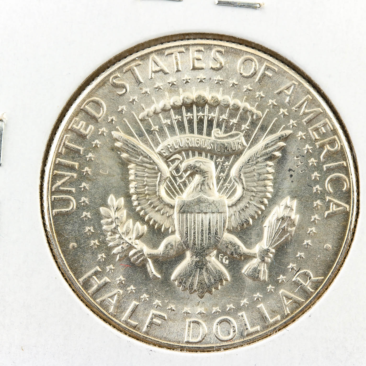 Silver Clad Eisenhower Dollar and Kennedy Half Dollar