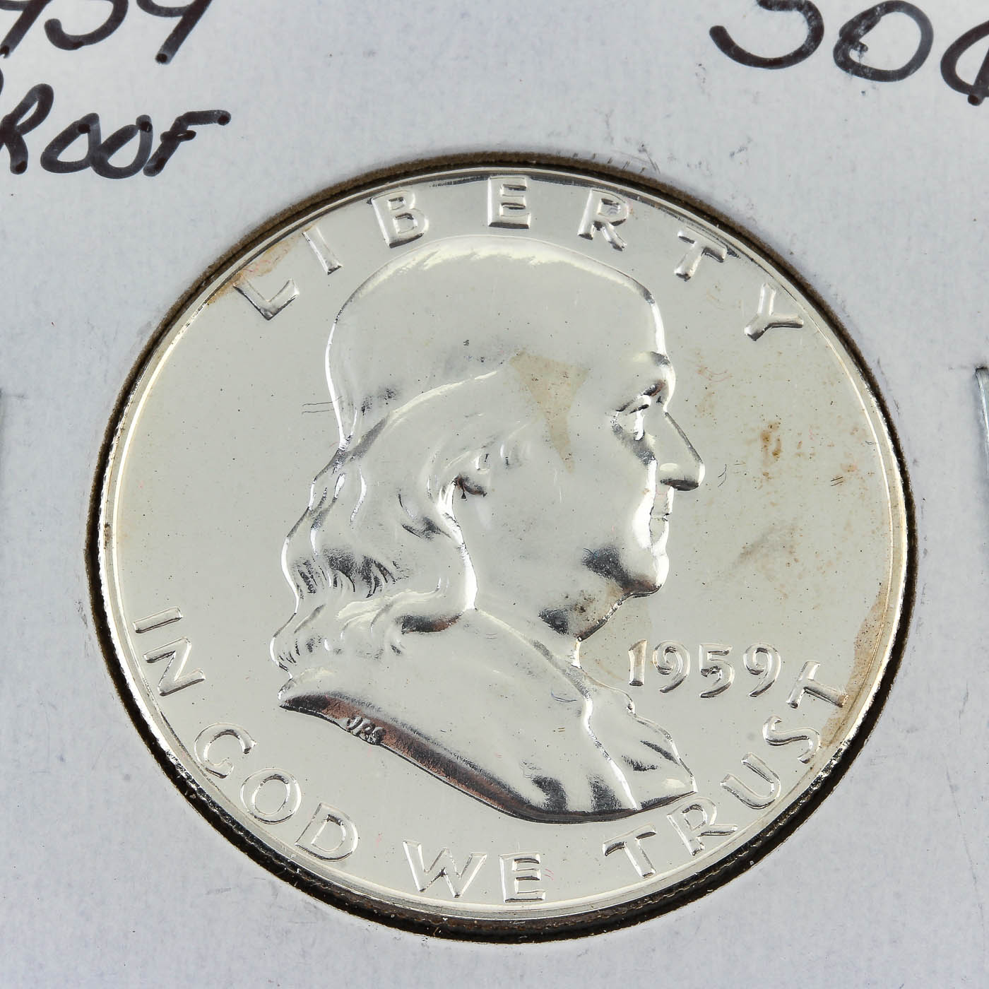 1959 Franklin Proof Silver Half Dollar