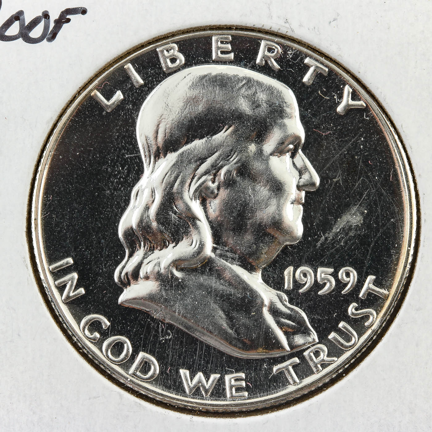 1959 Franklin Proof Silver Half Dollar