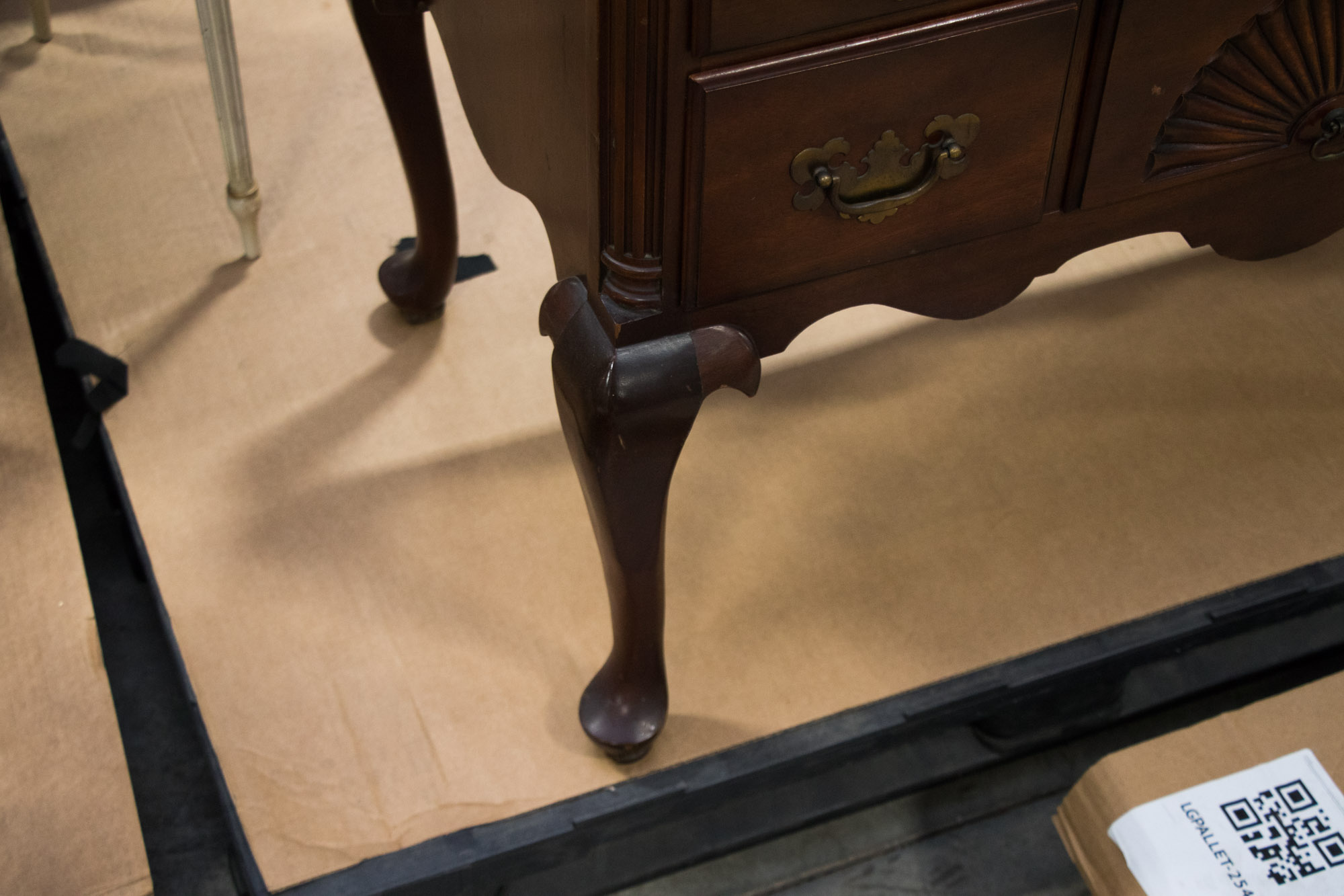 Queen Anne Style Mahogany Highboy with Secretary Drawer by Kling Furniture Co.