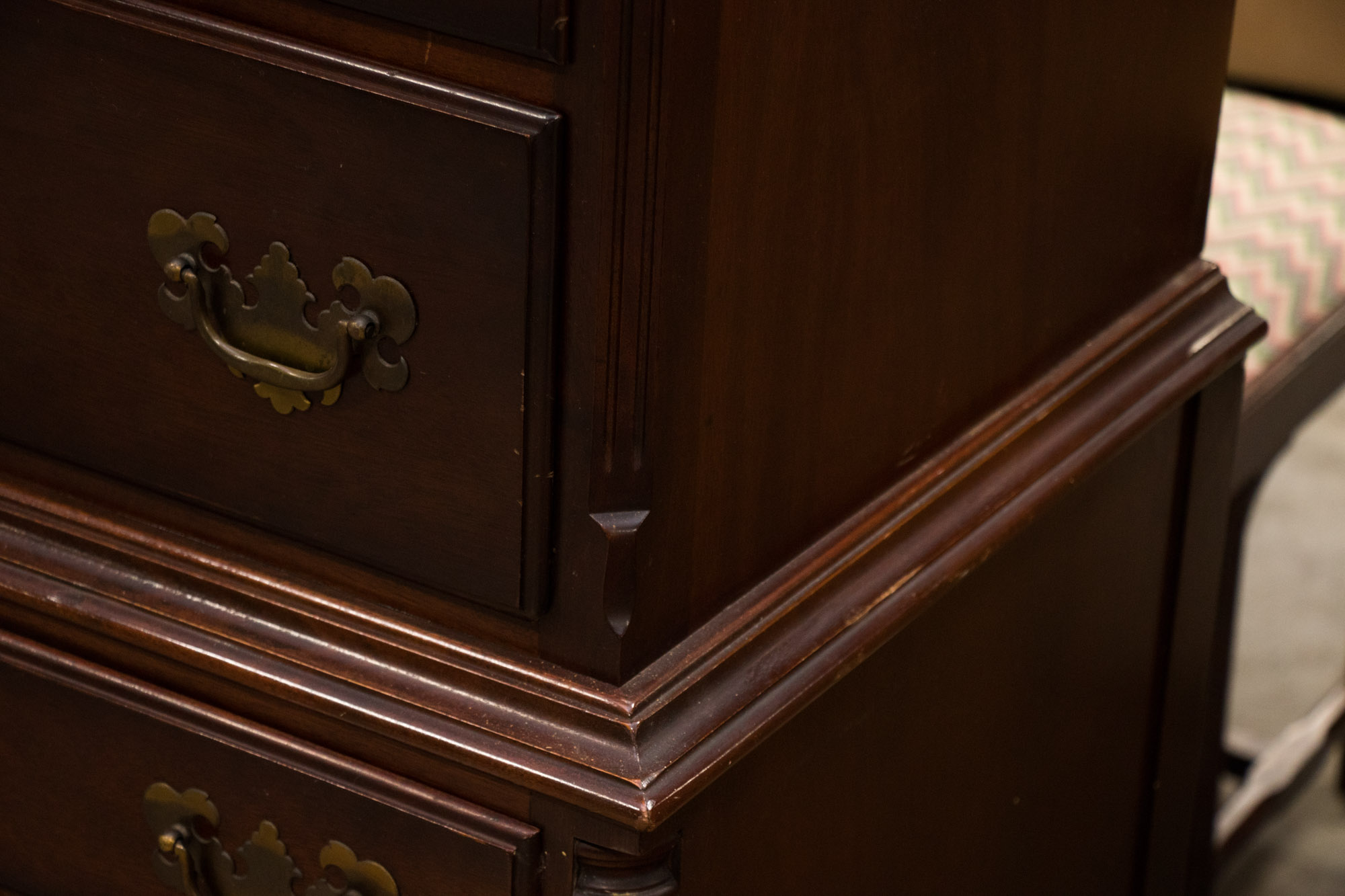 Queen Anne Style Mahogany Highboy with Secretary Drawer by Kling Furniture Co.