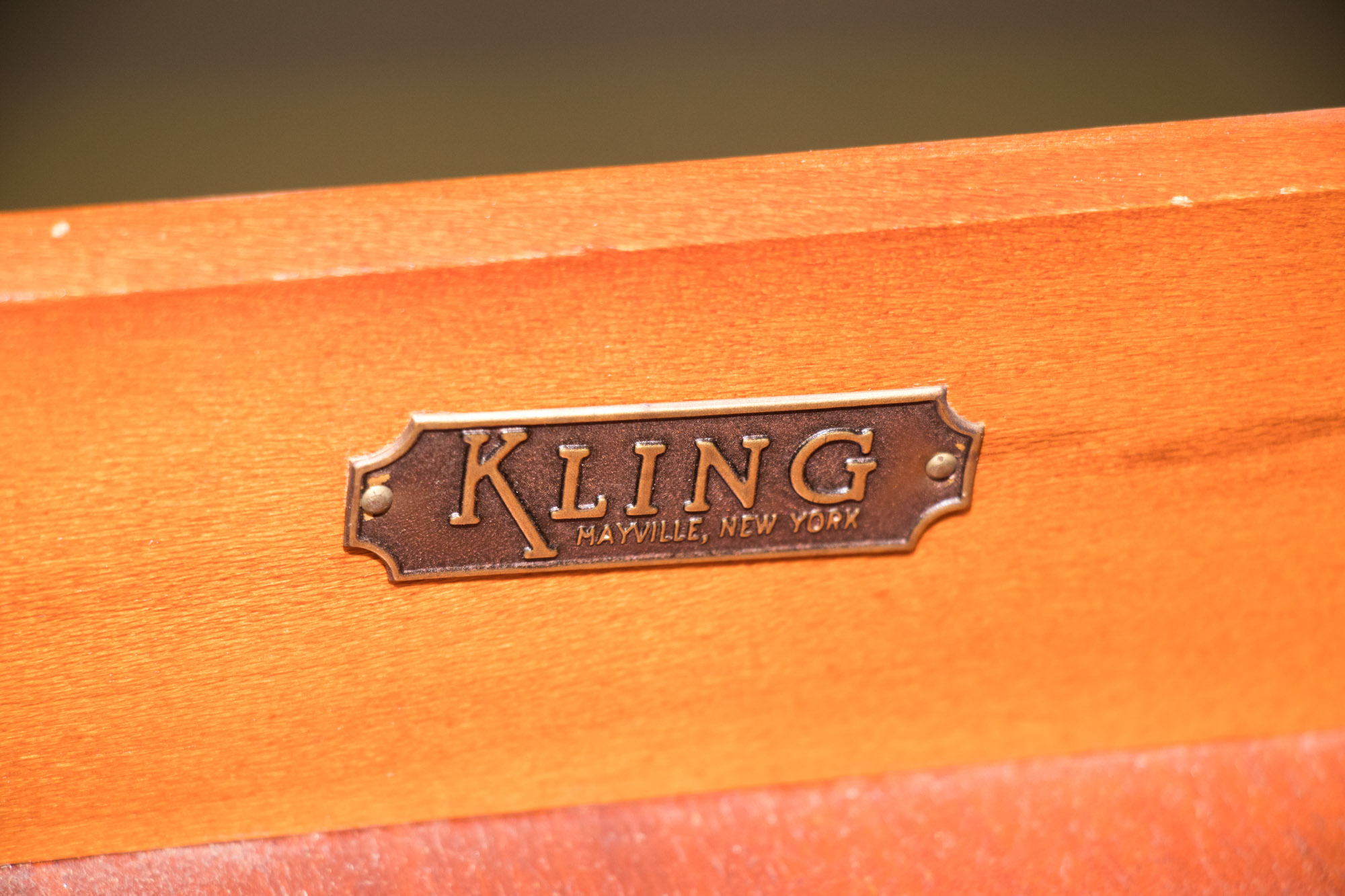 Queen Anne Style Mahogany Highboy with Secretary Drawer by Kling Furniture Co.