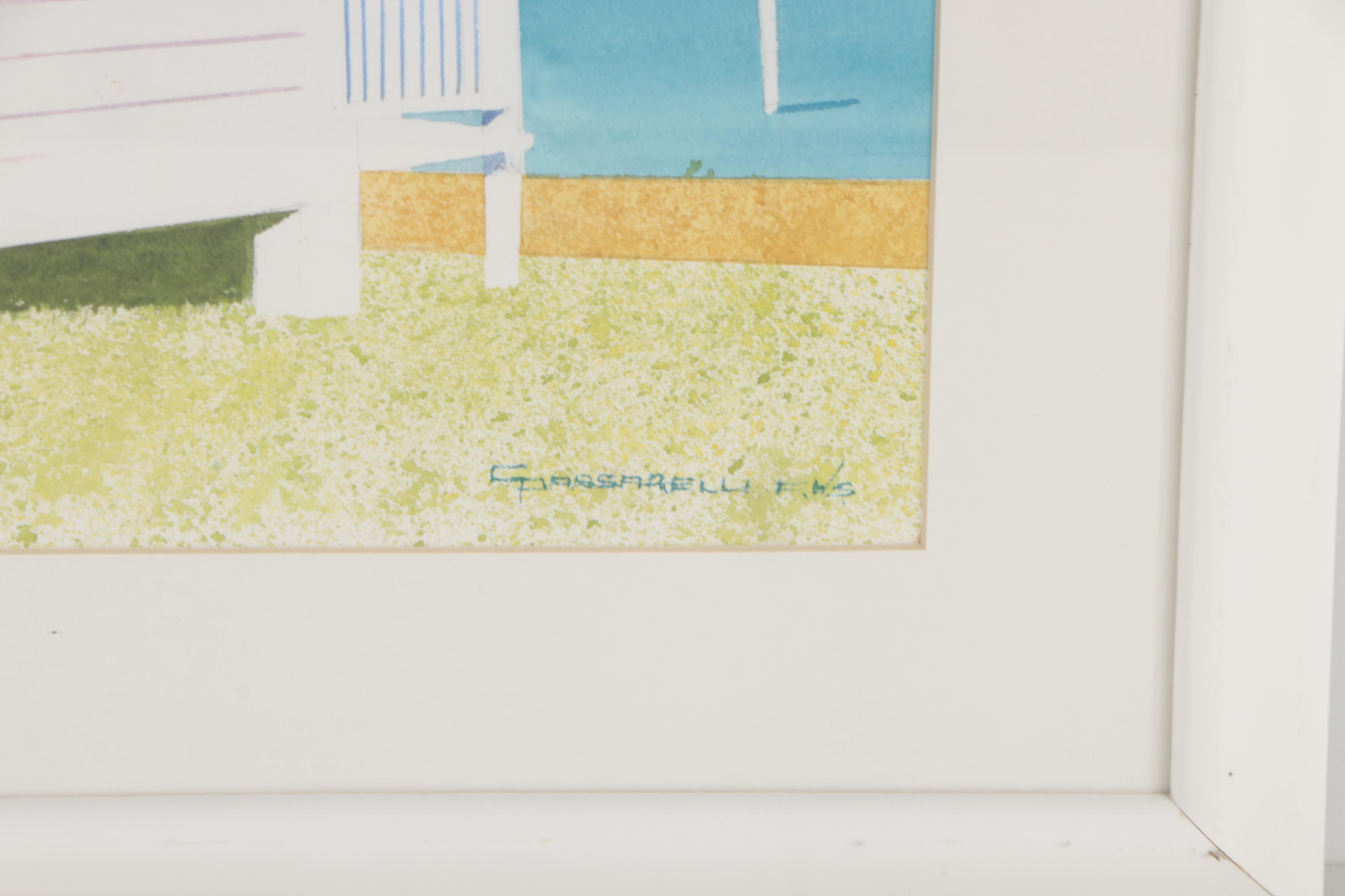 Charles Passarelli Watercolor Painting