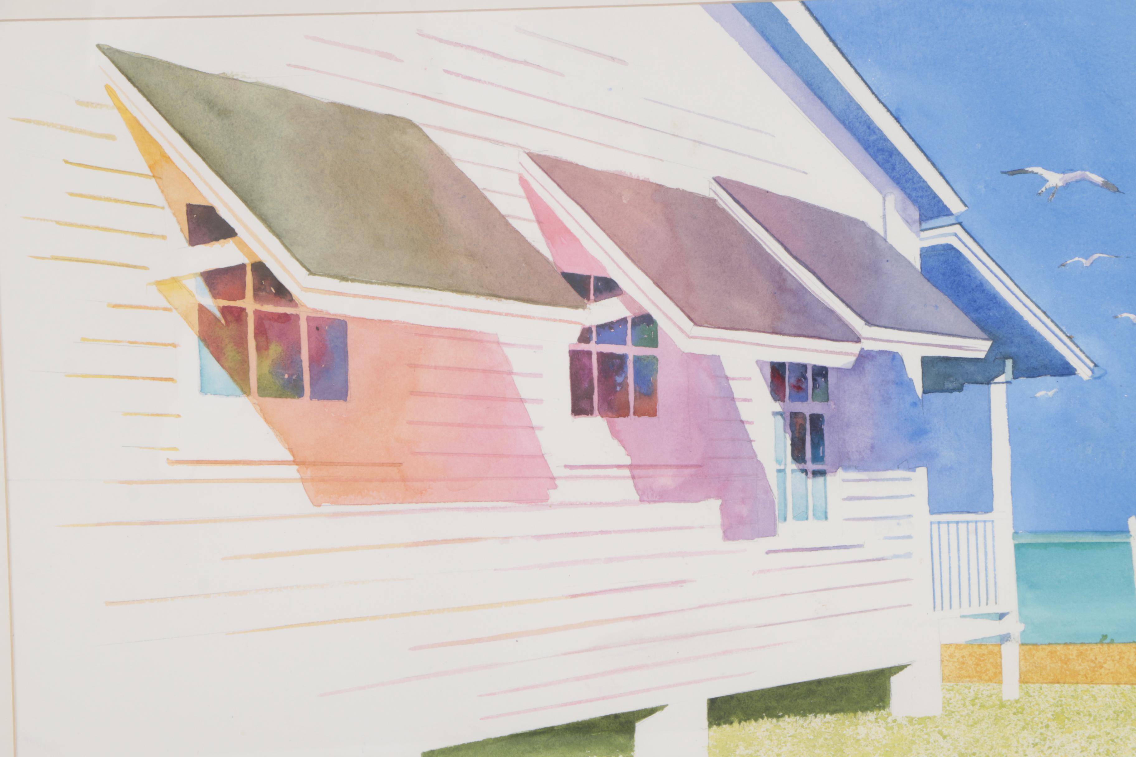 Charles Passarelli Watercolor Painting