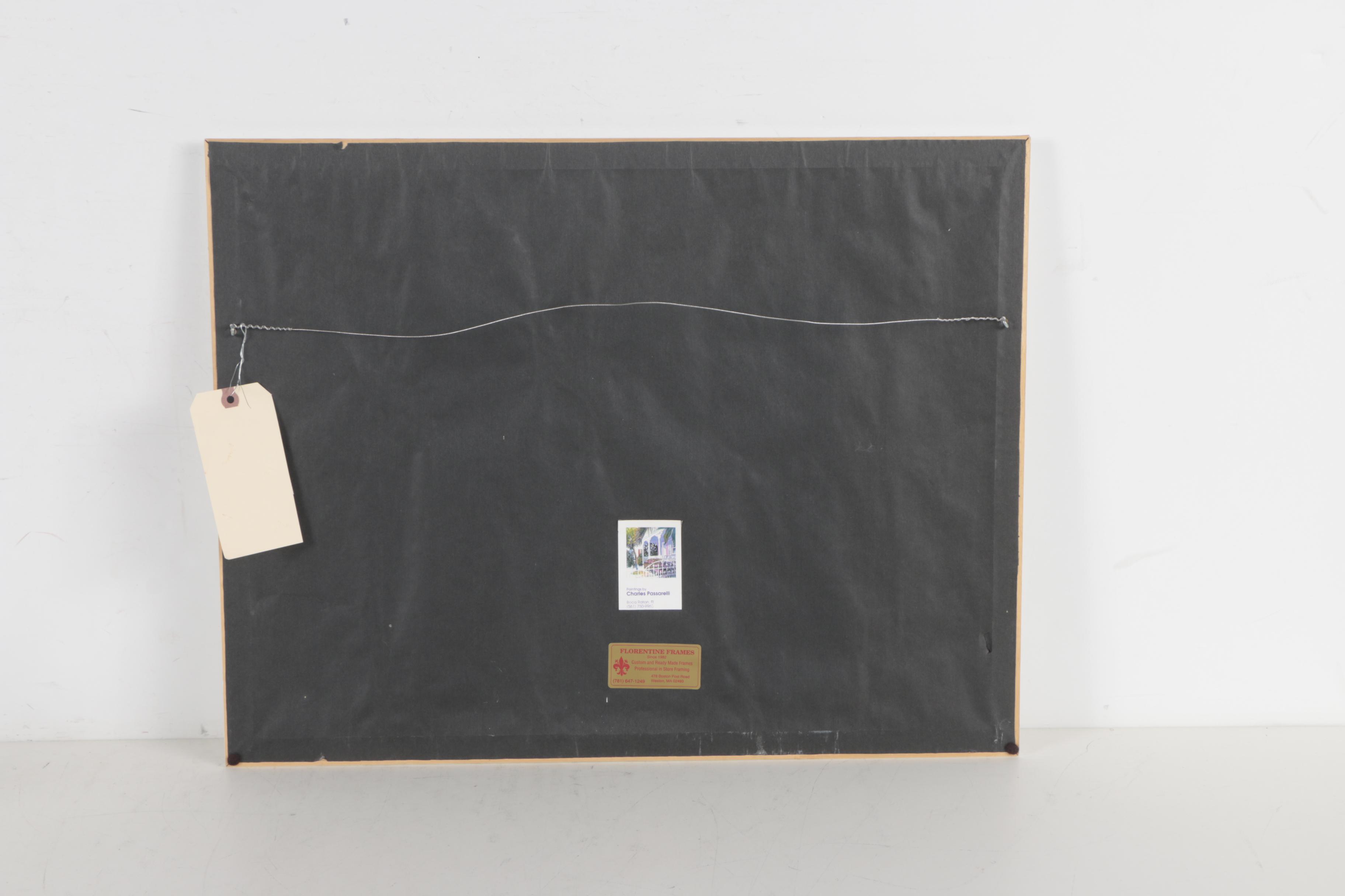 Charles Passarelli Watercolor Painting