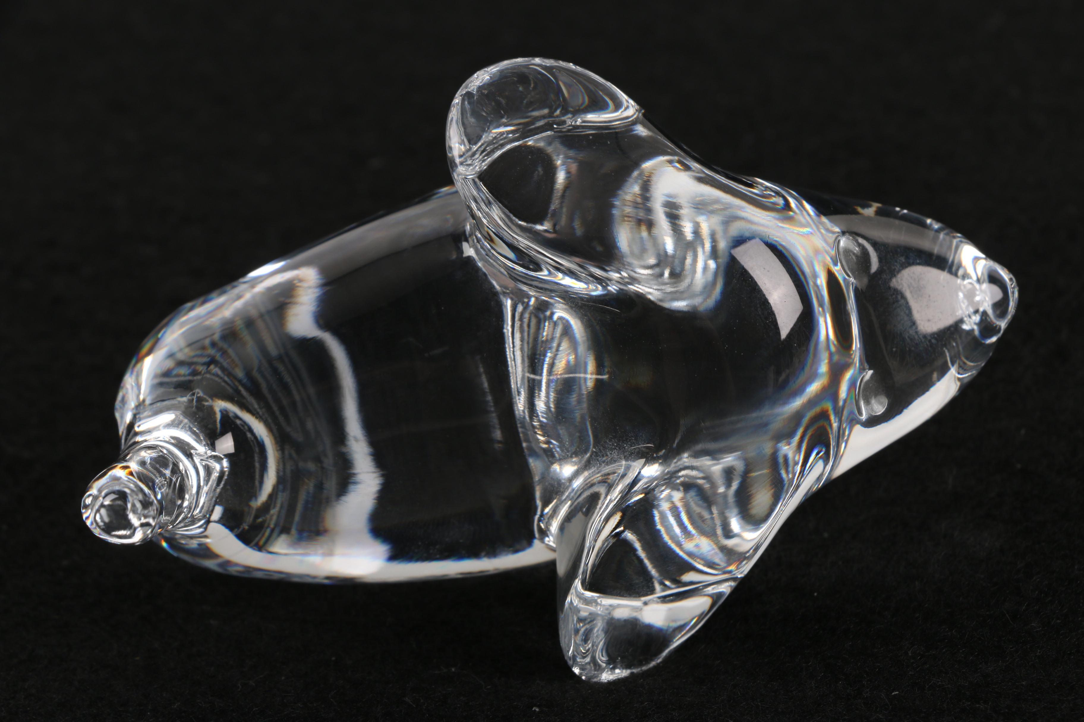 Baccarat Crystal "Minimals Dog" Figurine