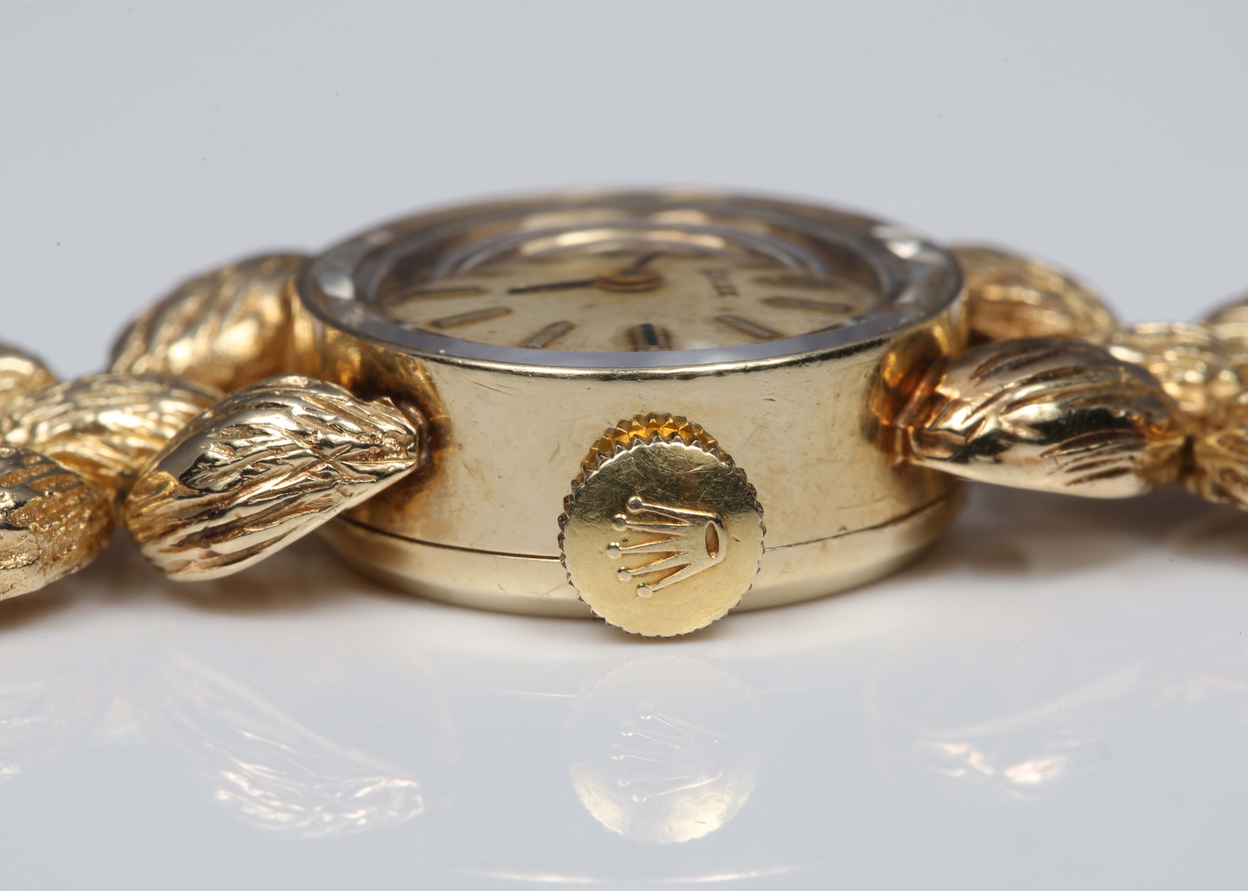 Vintage 14K Yellow Gold Rolex Watch