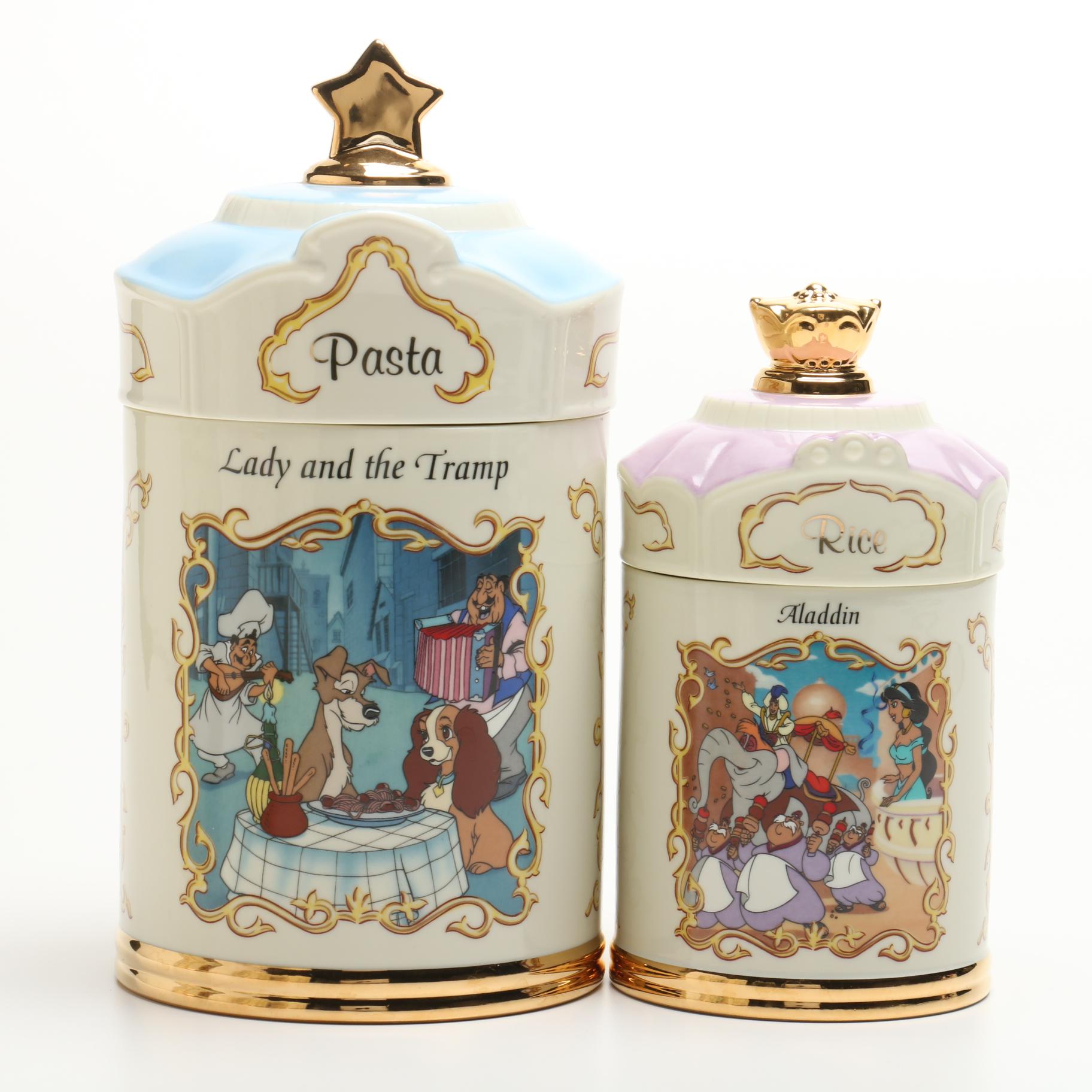 Animated Classics Canisters by Lenox Featuring Disney