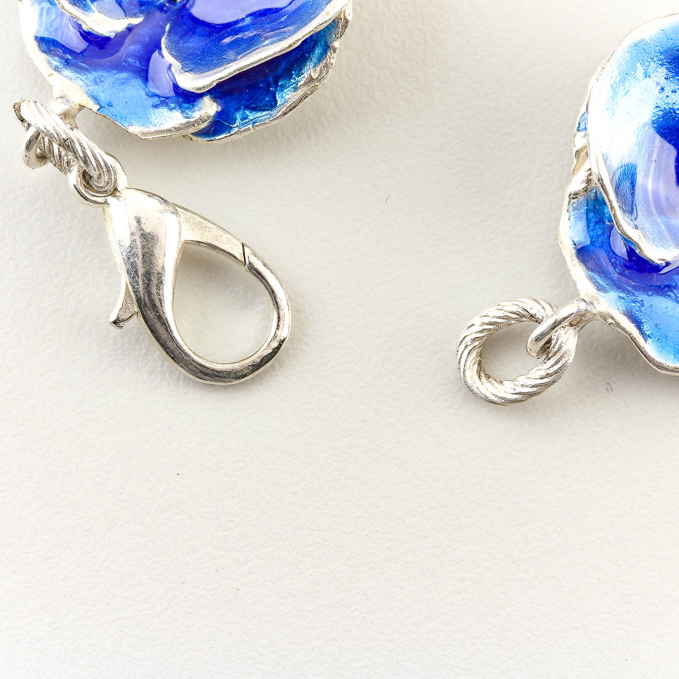 Cecchi Carlo di Ricchi Giuliano Silver Tone Enamel Bracelets and Earrings