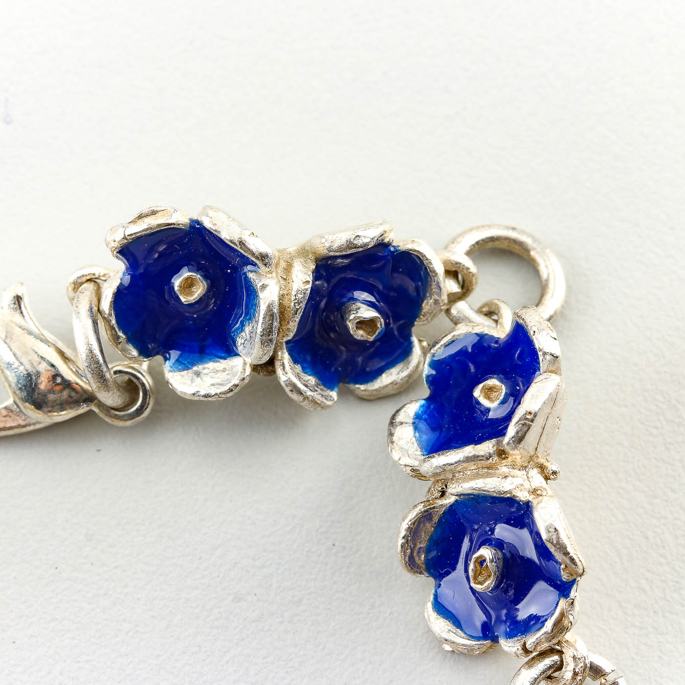 Cecchi Carlo di Ricchi Giuliano Silver Tone Enamel Bracelets and Earrings