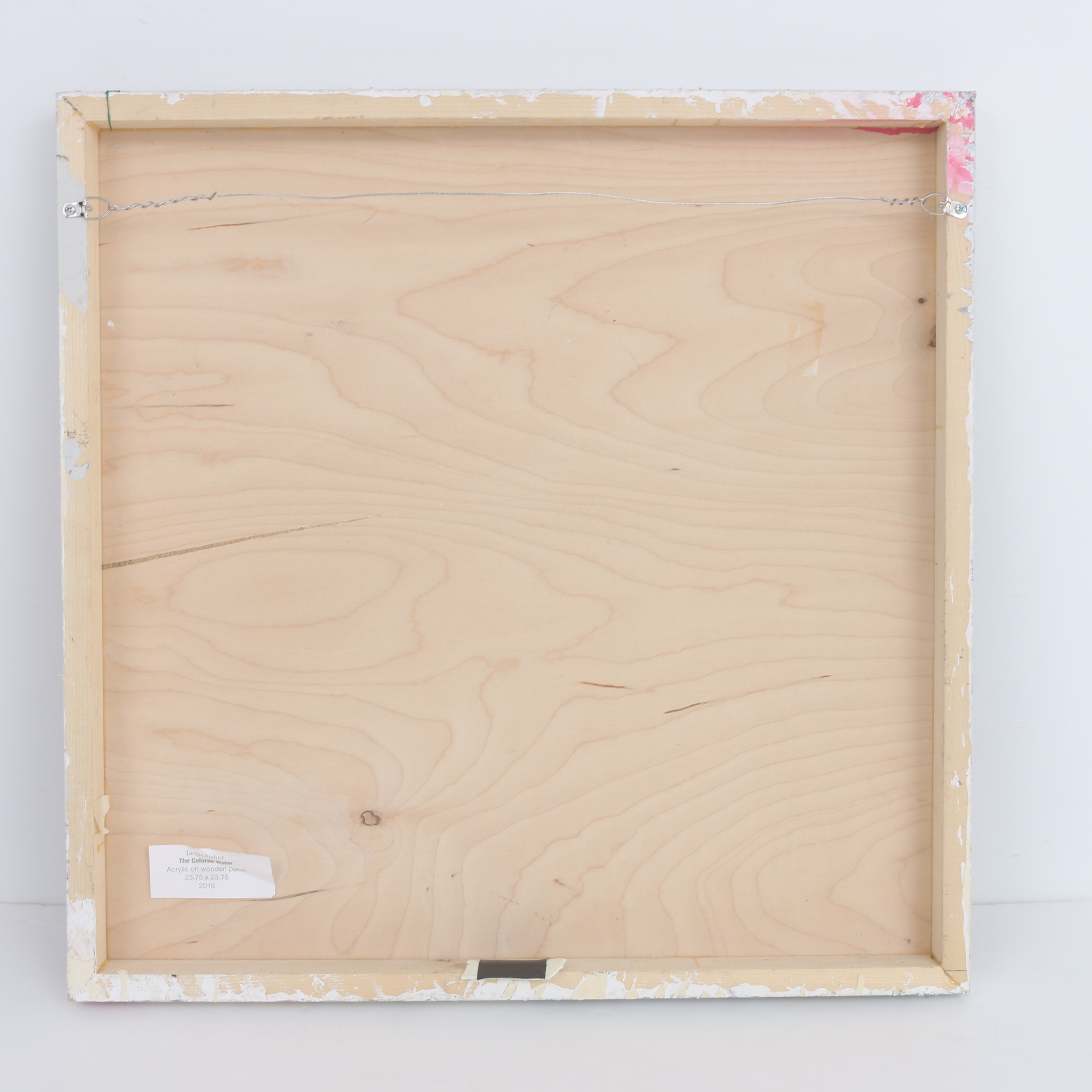 Jackie Fisher 2016 Acrylic Painting on Wood "The Colored Water"