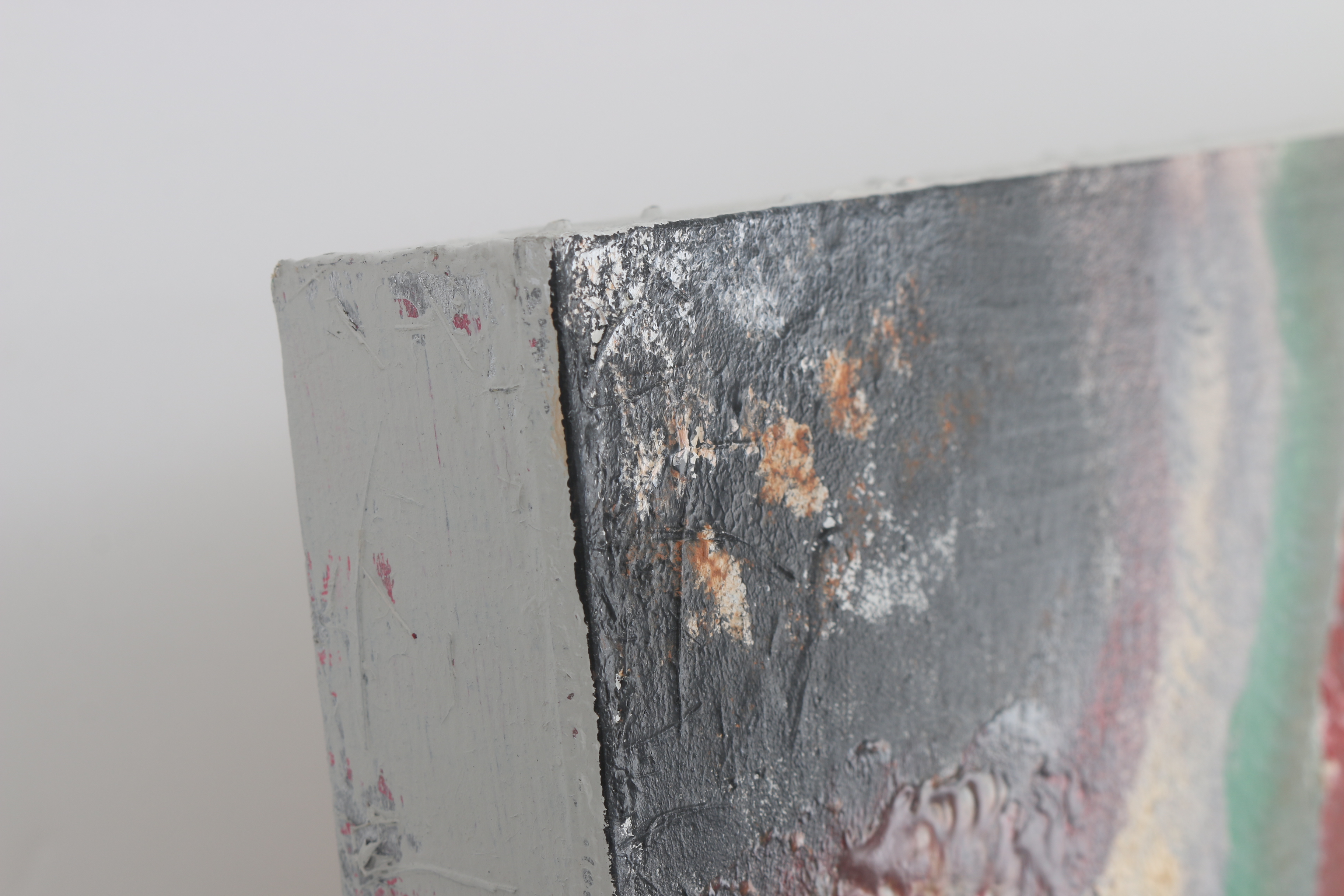 Jackie Fisher 2016 Acrylic Painting on Wood "The Colored Water"