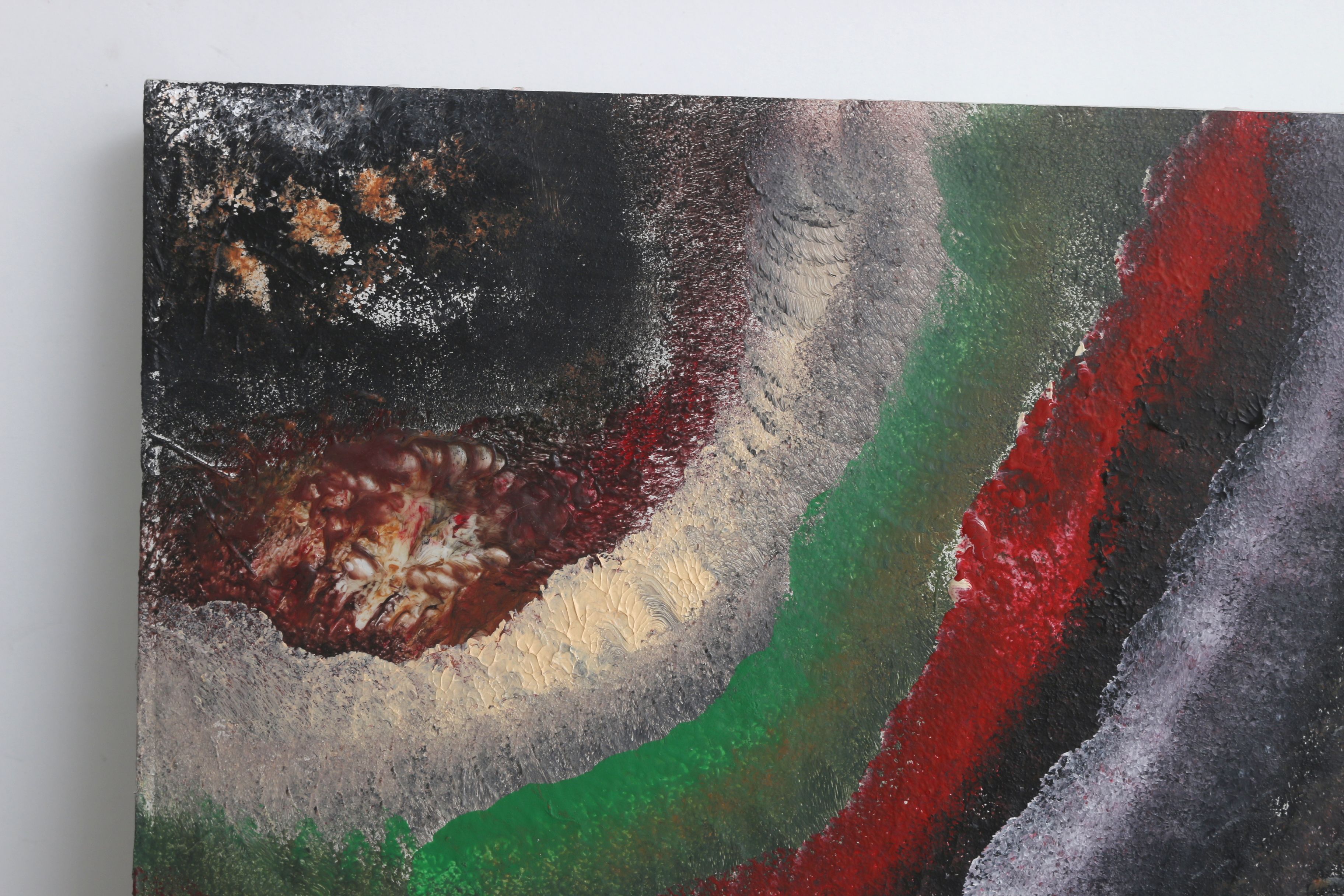 Jackie Fisher 2016 Acrylic Painting on Wood "The Colored Water"