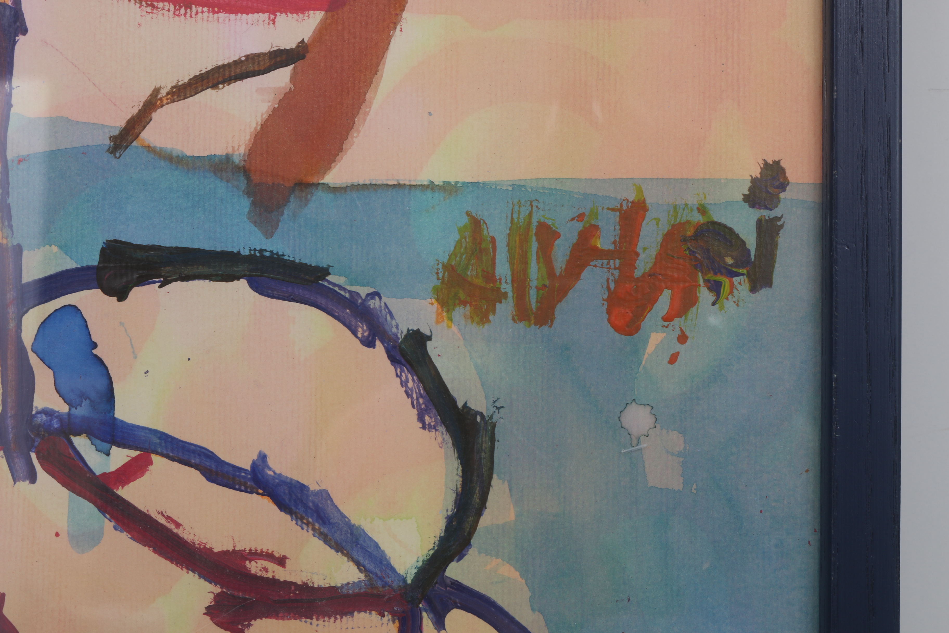 Annie Titchener 2008 Acrylic Painting on Paper "Untitled"