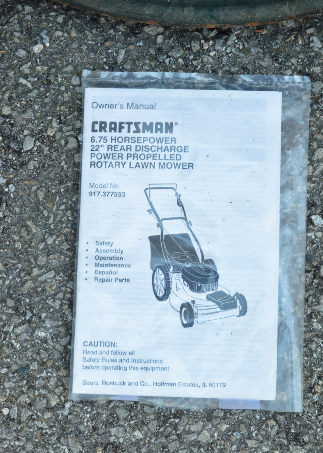 Craftsman Power Propelled Lawn Mower