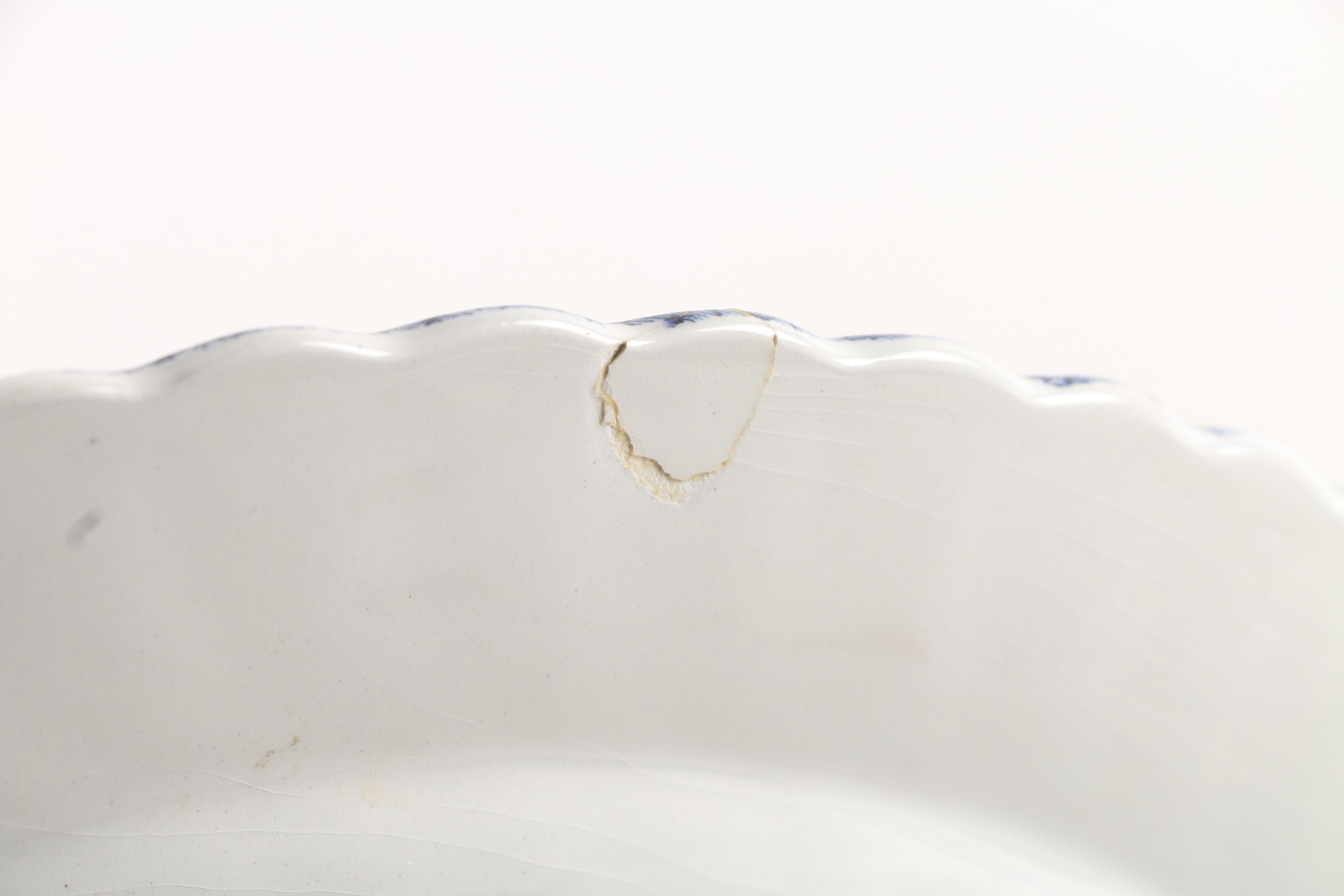 Johnson Bros. "Coaching Scene" Ironstone Tray with Other Ceramic Serveware