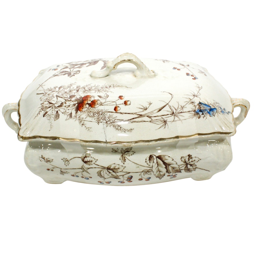 Fenton Porcelain "Minerva" Vegetable Tureen and Cover, Early 20th Century