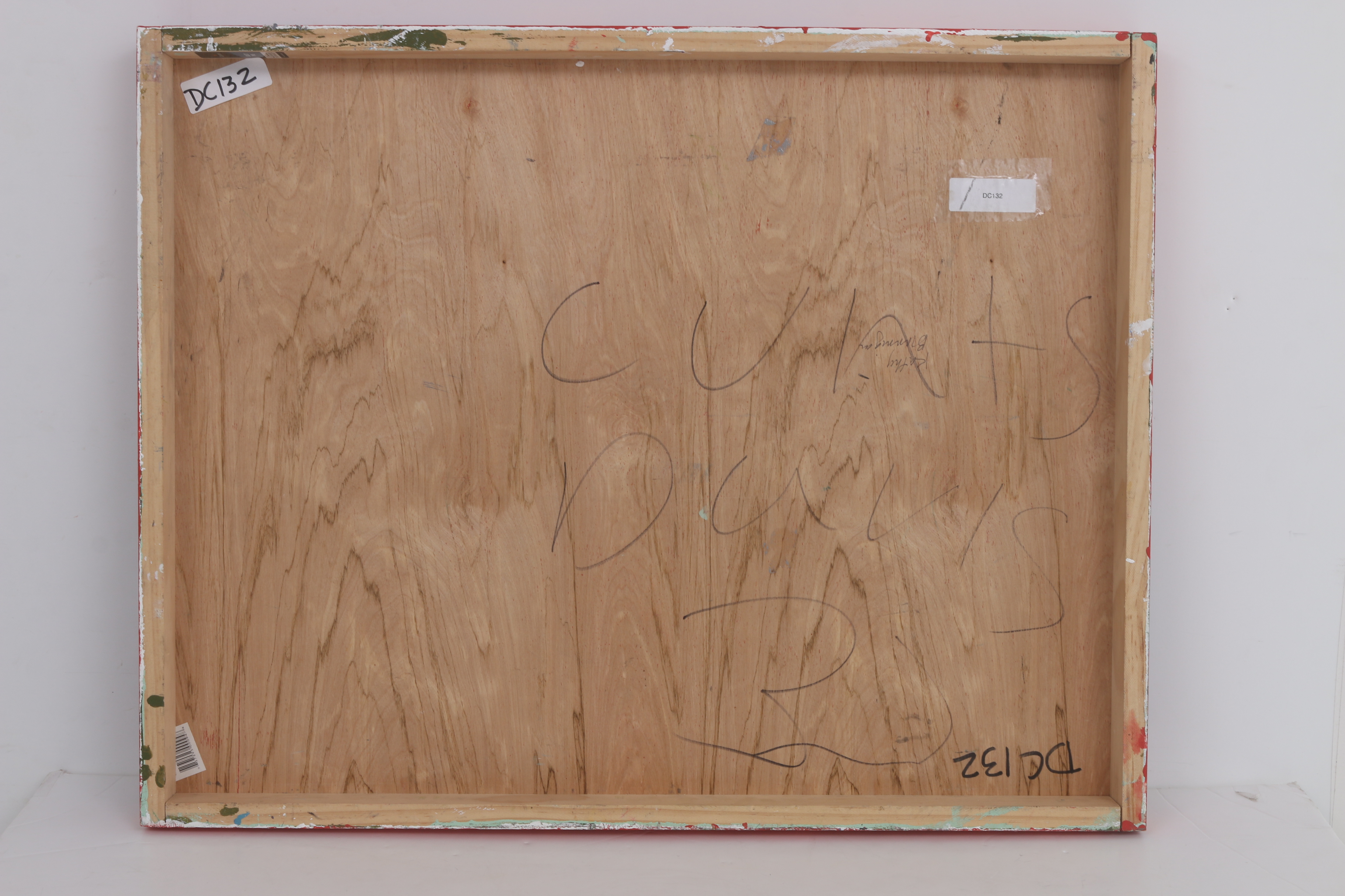 Curtis Davis 2018 Acrylic Painting on Wood "Bowl"