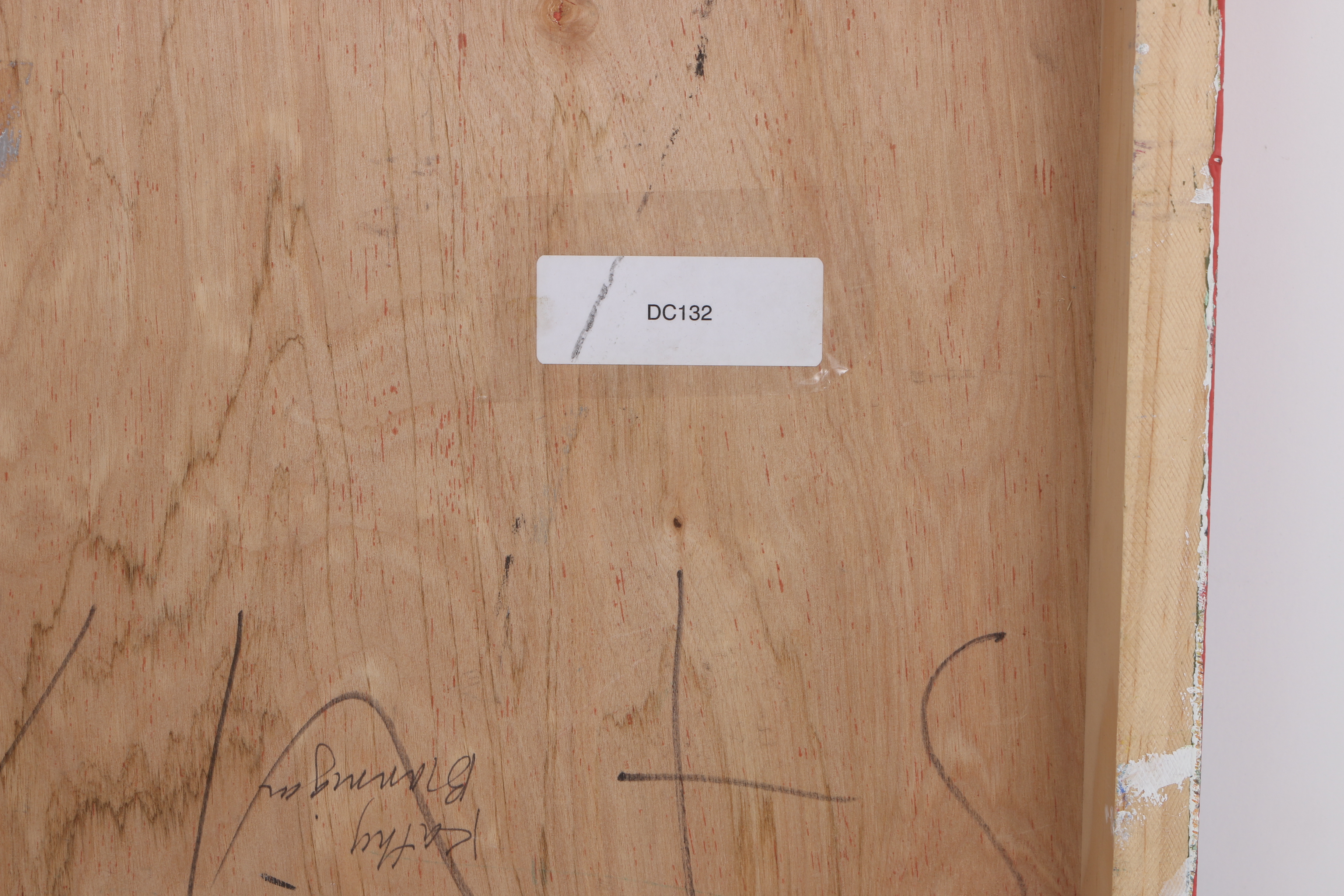 Curtis Davis 2018 Acrylic Painting on Wood "Bowl"