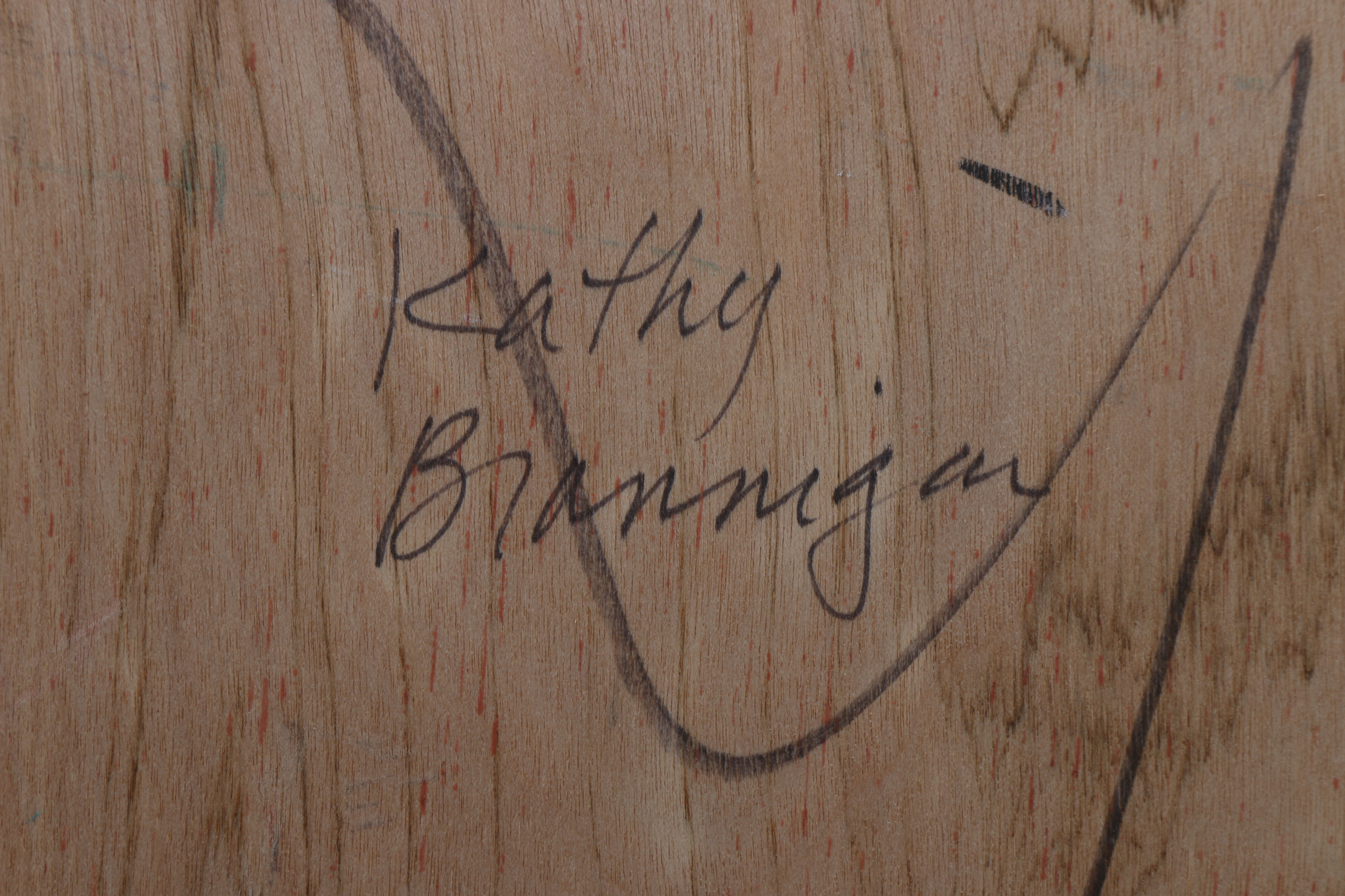 Curtis Davis 2018 Acrylic Painting on Wood "Bowl"