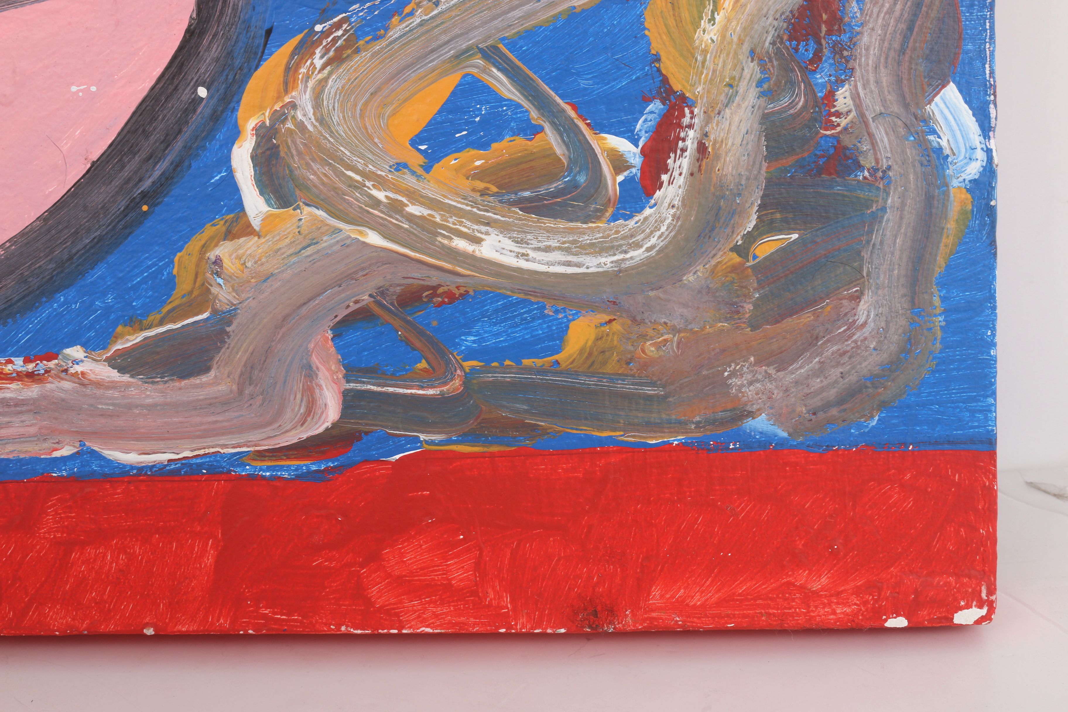 Curtis Davis 2018 Acrylic Painting on Wood "Bowl"