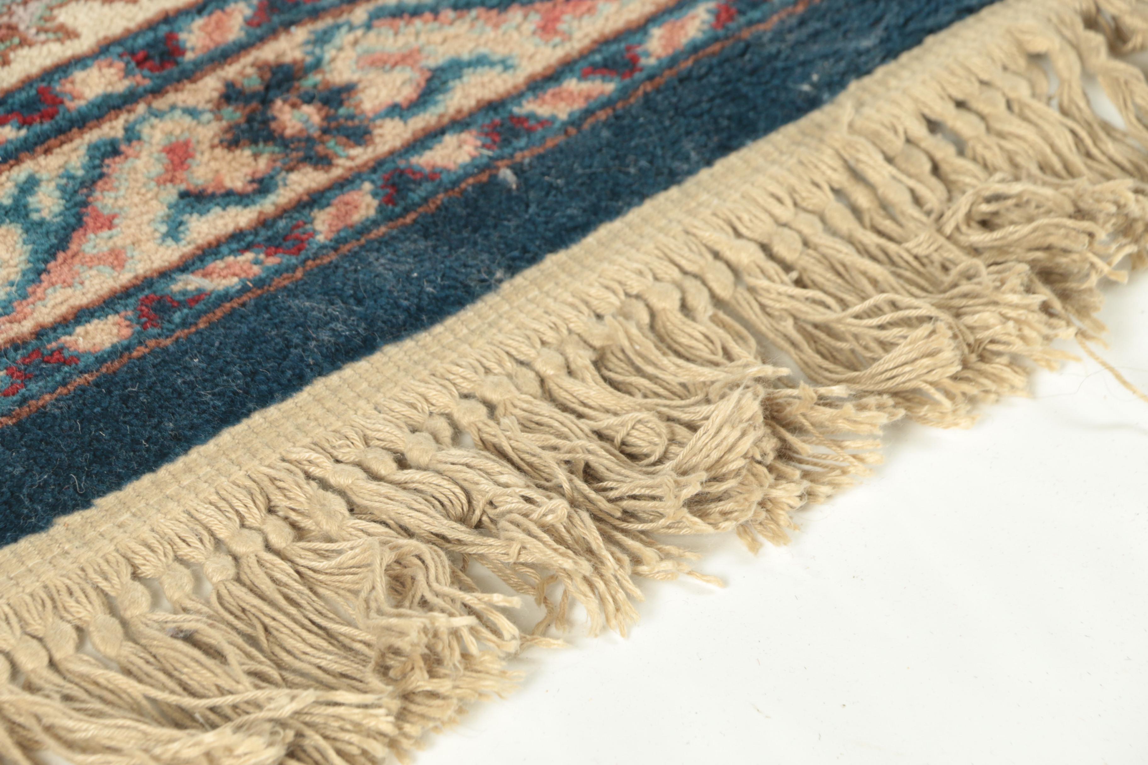Karastan Power Loomed "Indigo Tabriz" Wool Area Rug