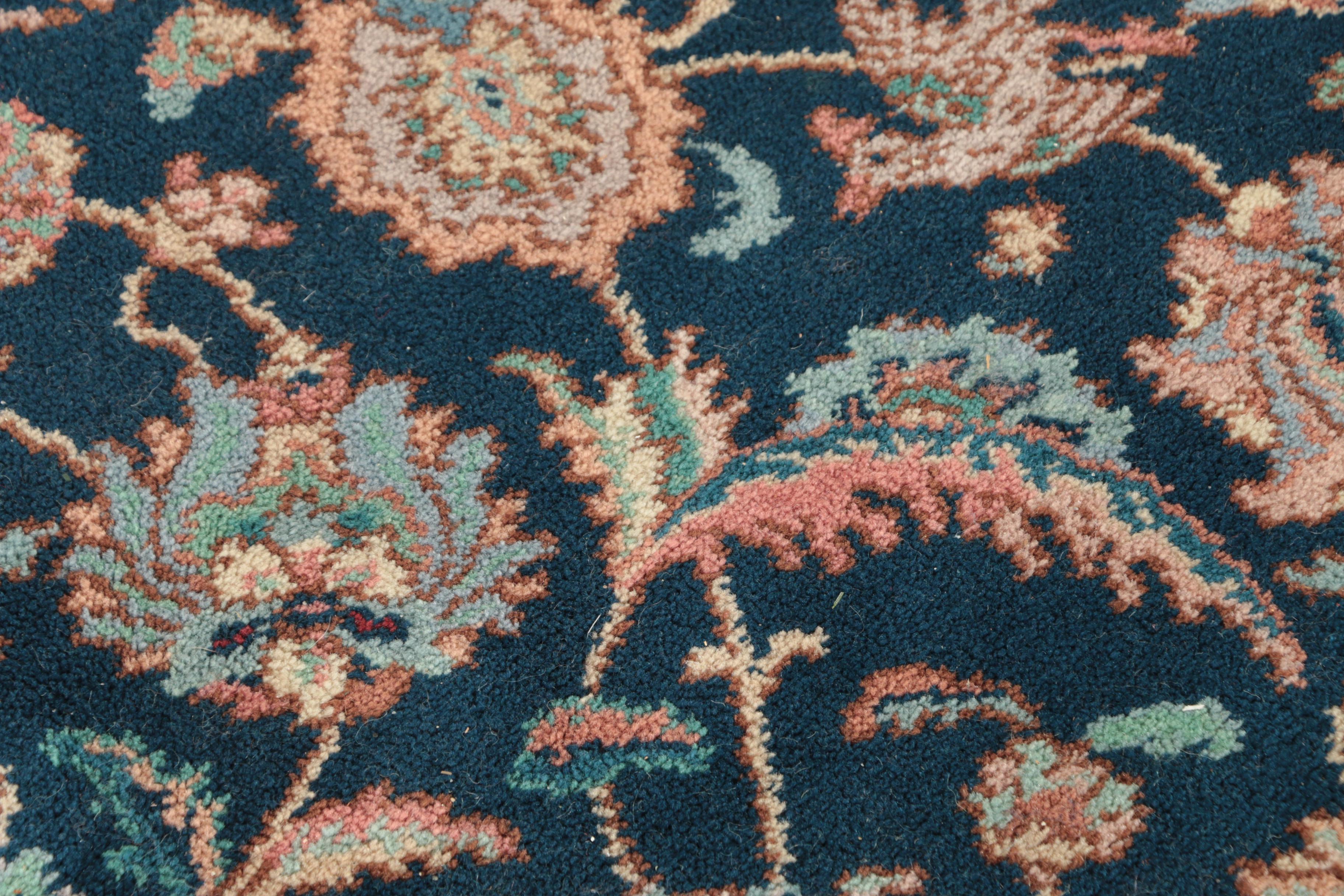 Karastan Power Loomed "Indigo Tabriz" Wool Area Rug