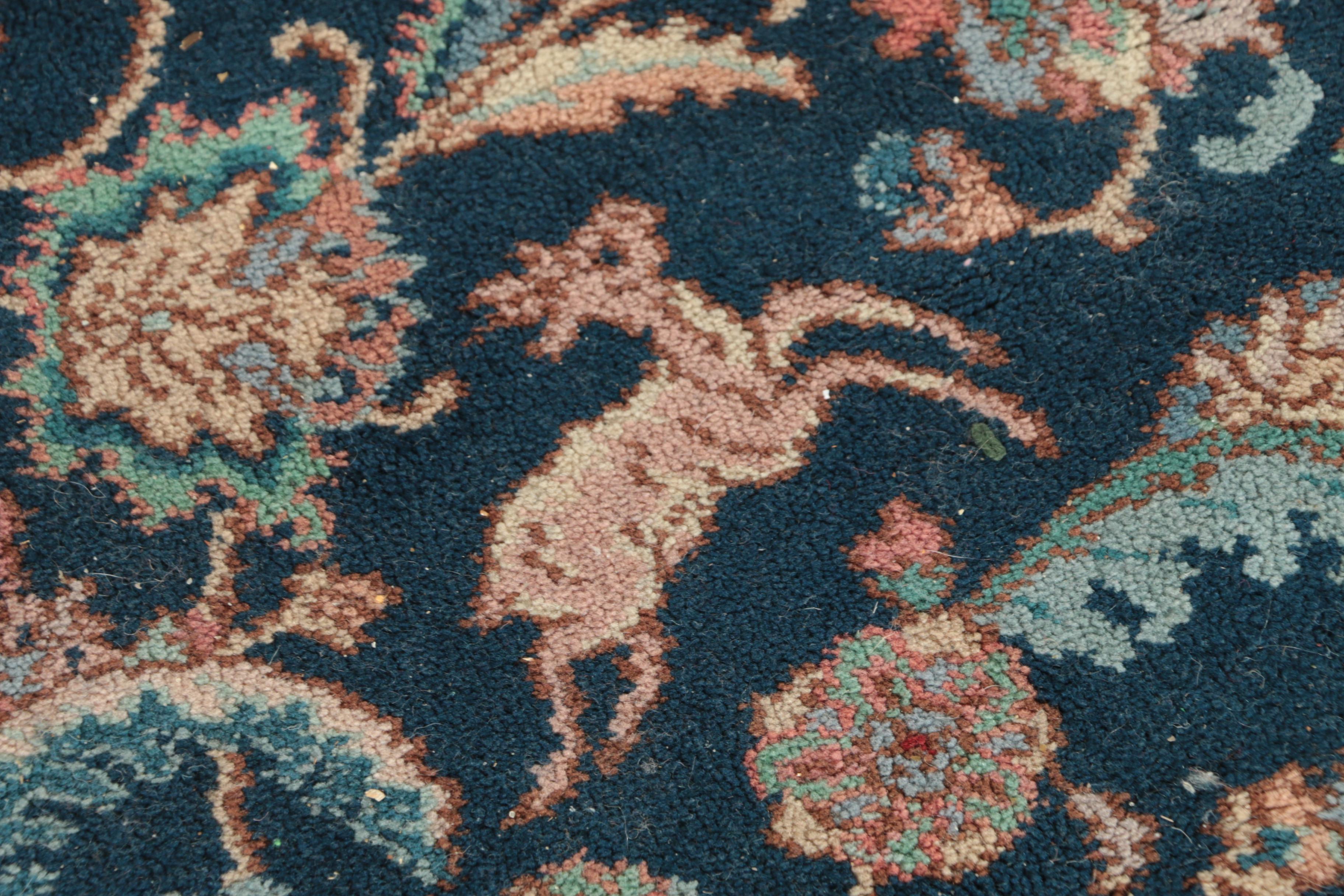 Karastan Power Loomed "Indigo Tabriz" Wool Area Rug