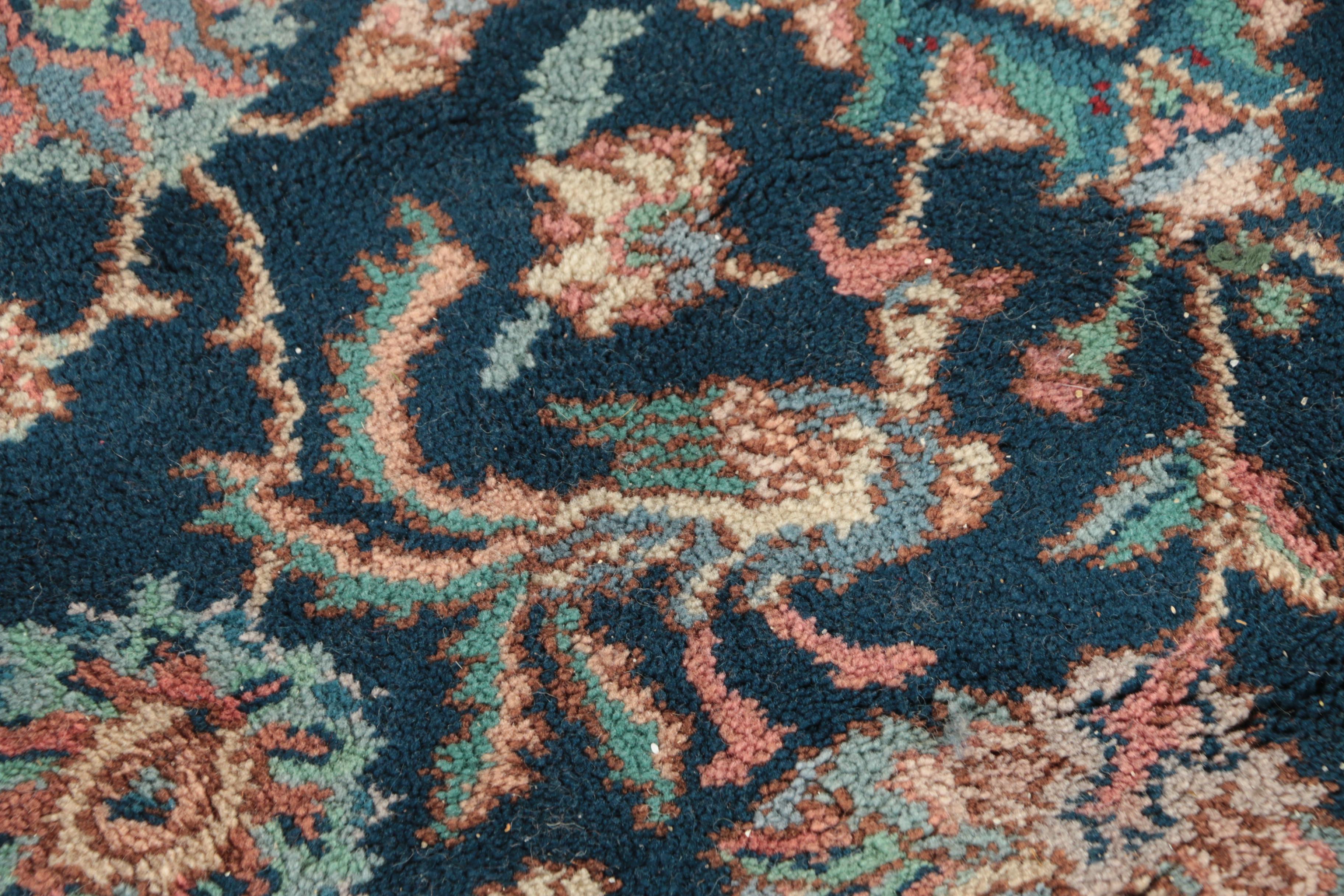 Karastan Power Loomed "Indigo Tabriz" Wool Area Rug