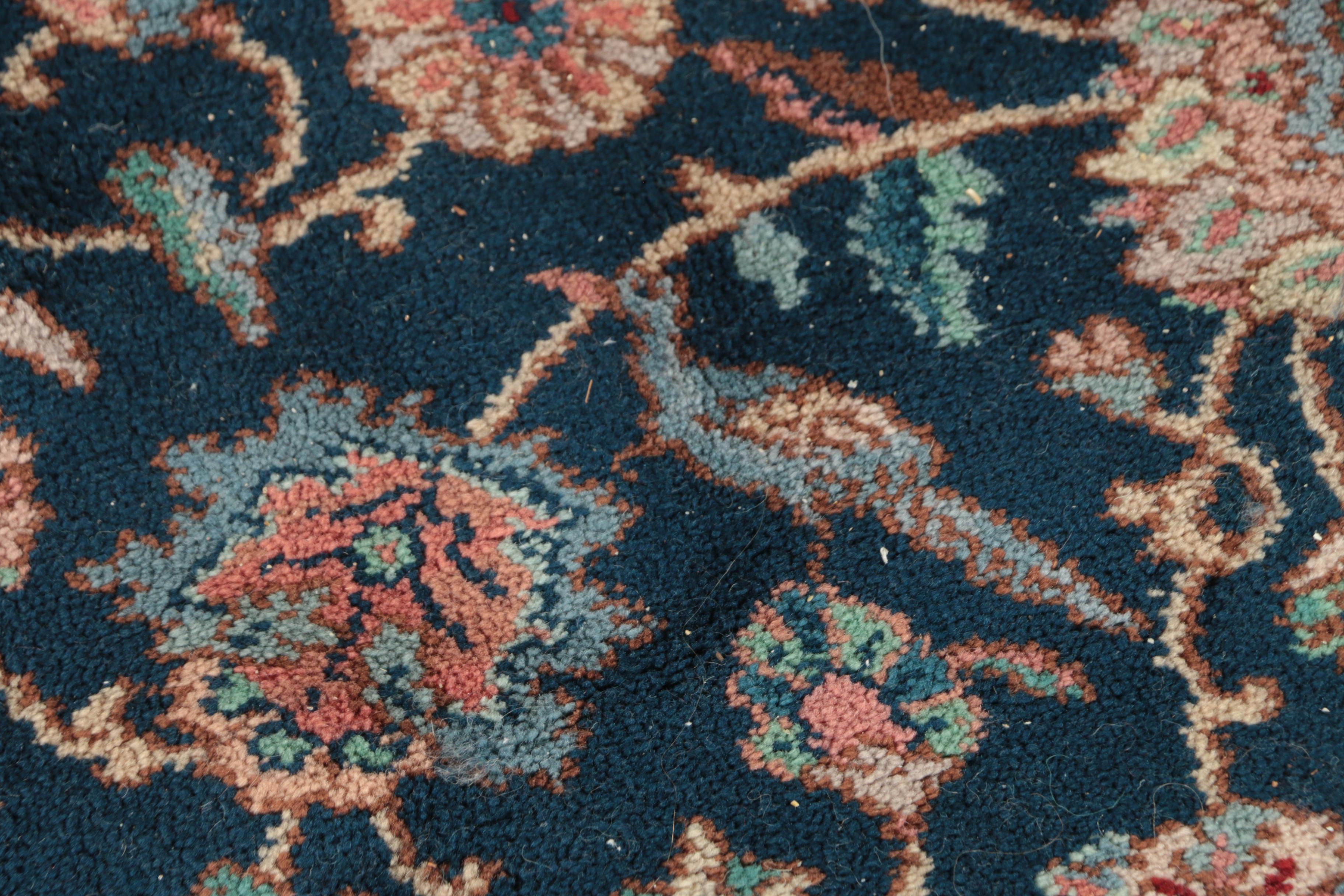 Karastan Power Loomed "Indigo Tabriz" Wool Area Rug