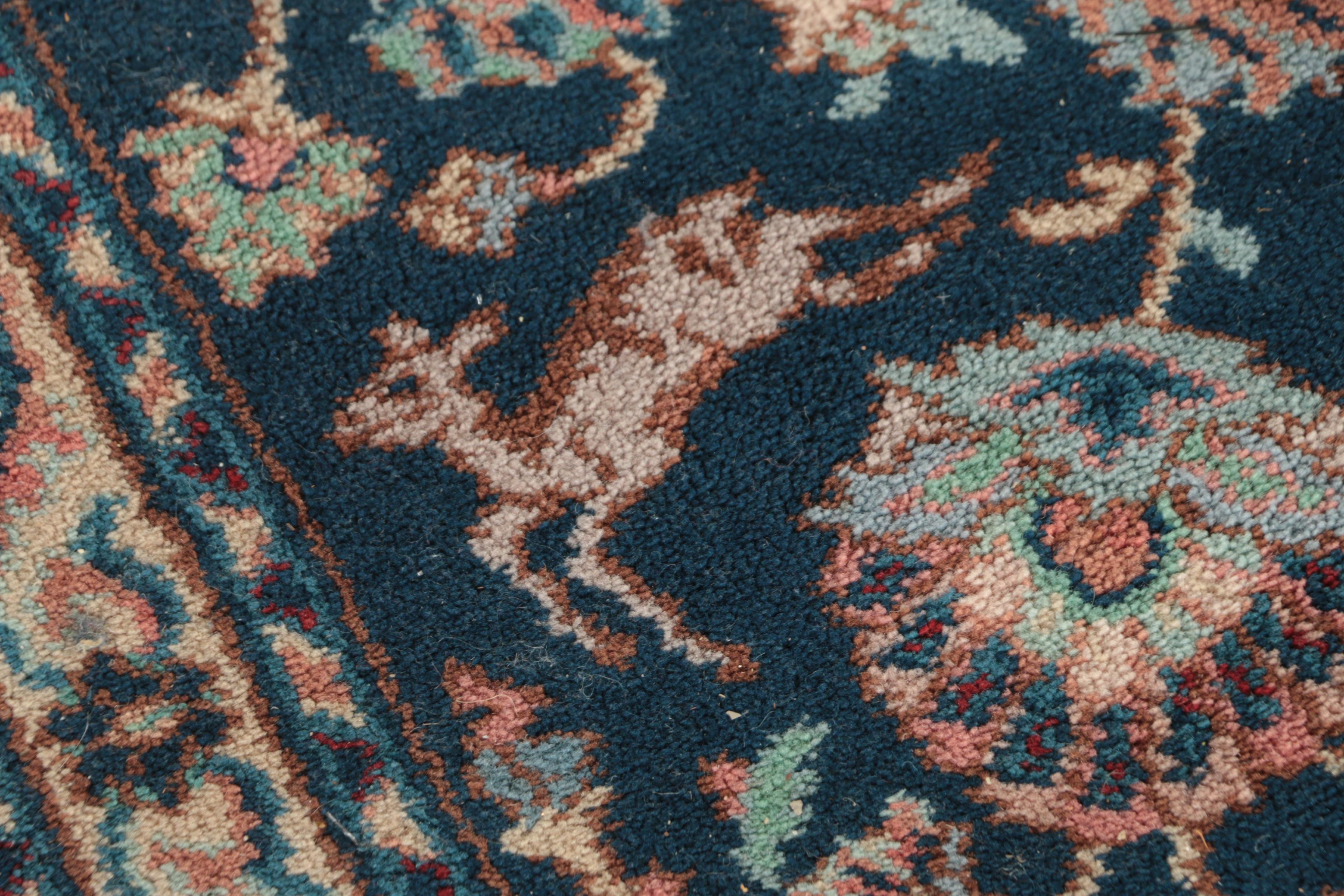 Karastan Power Loomed "Indigo Tabriz" Wool Area Rug