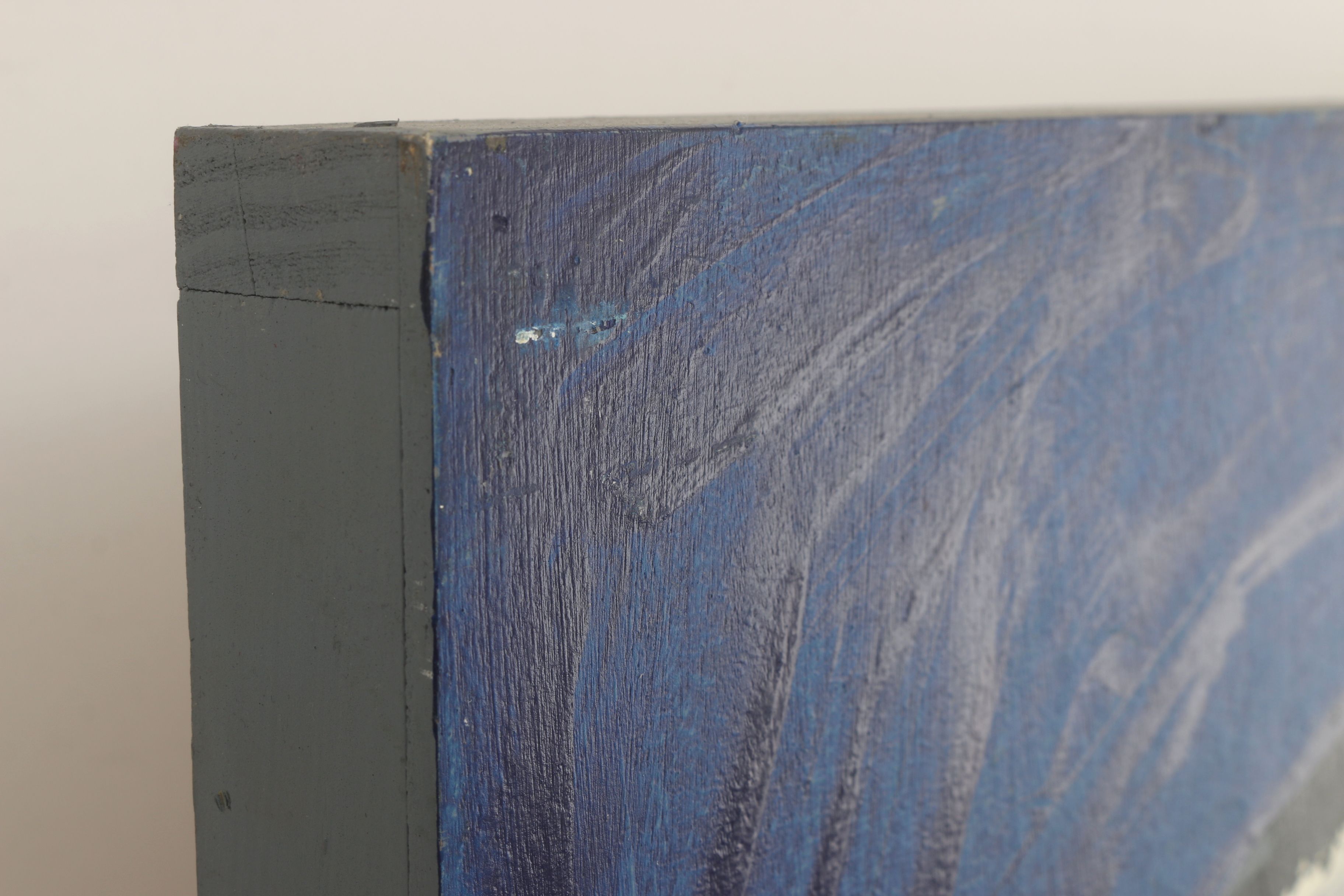 Courttney Cooper 2009 Acrylic Painting on Wood "Union Terminal"