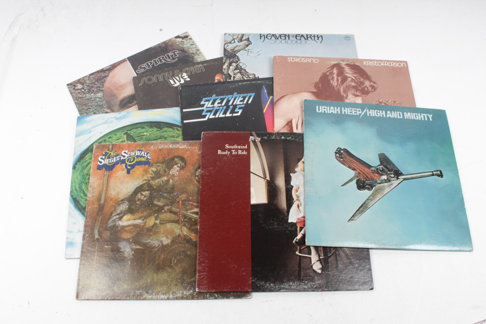 Vintage 1970s Record Albums Collection