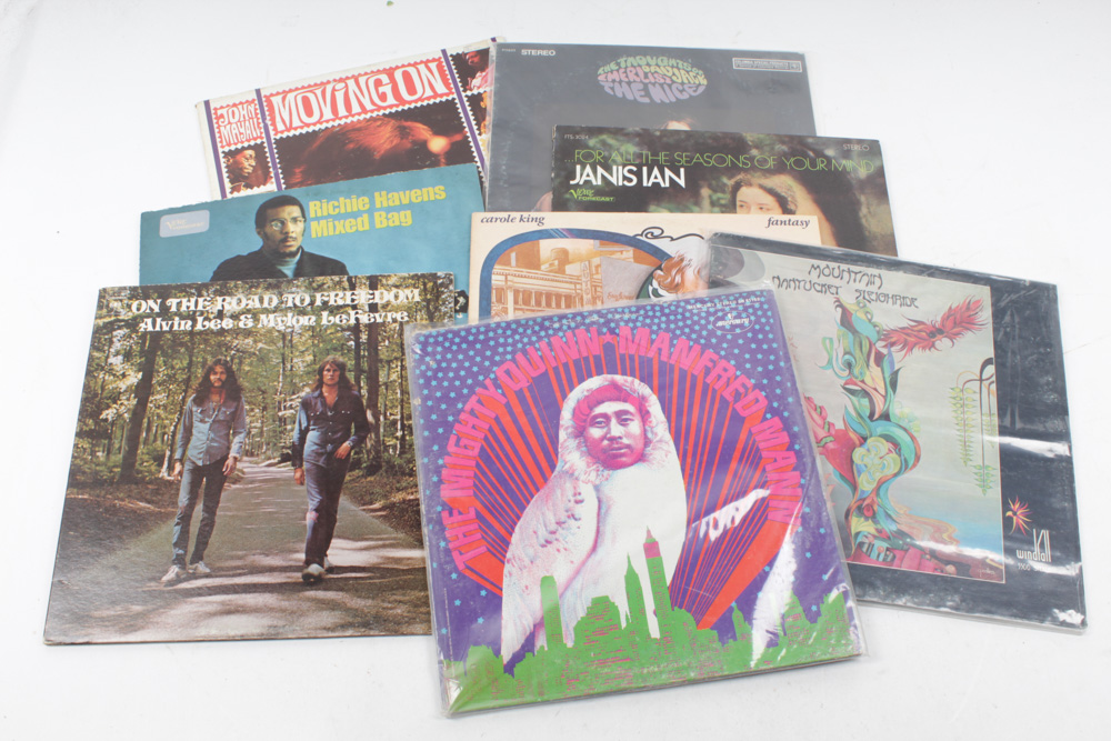 Vintage 1970s Record Albums Collection