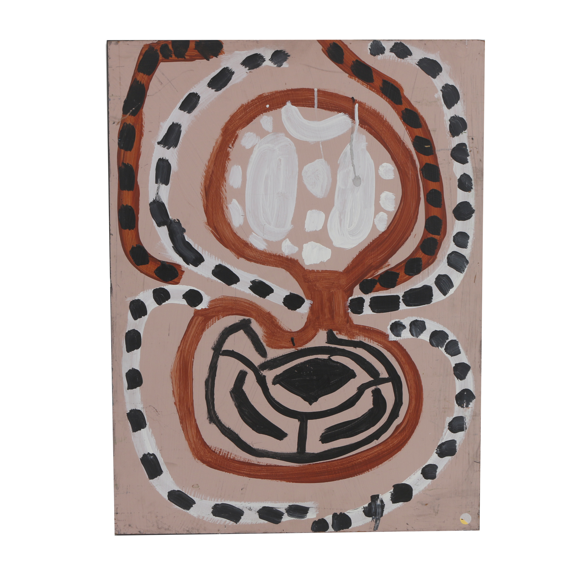 Kevin White 2014 Acrylic Painting on Wood "Untitled"