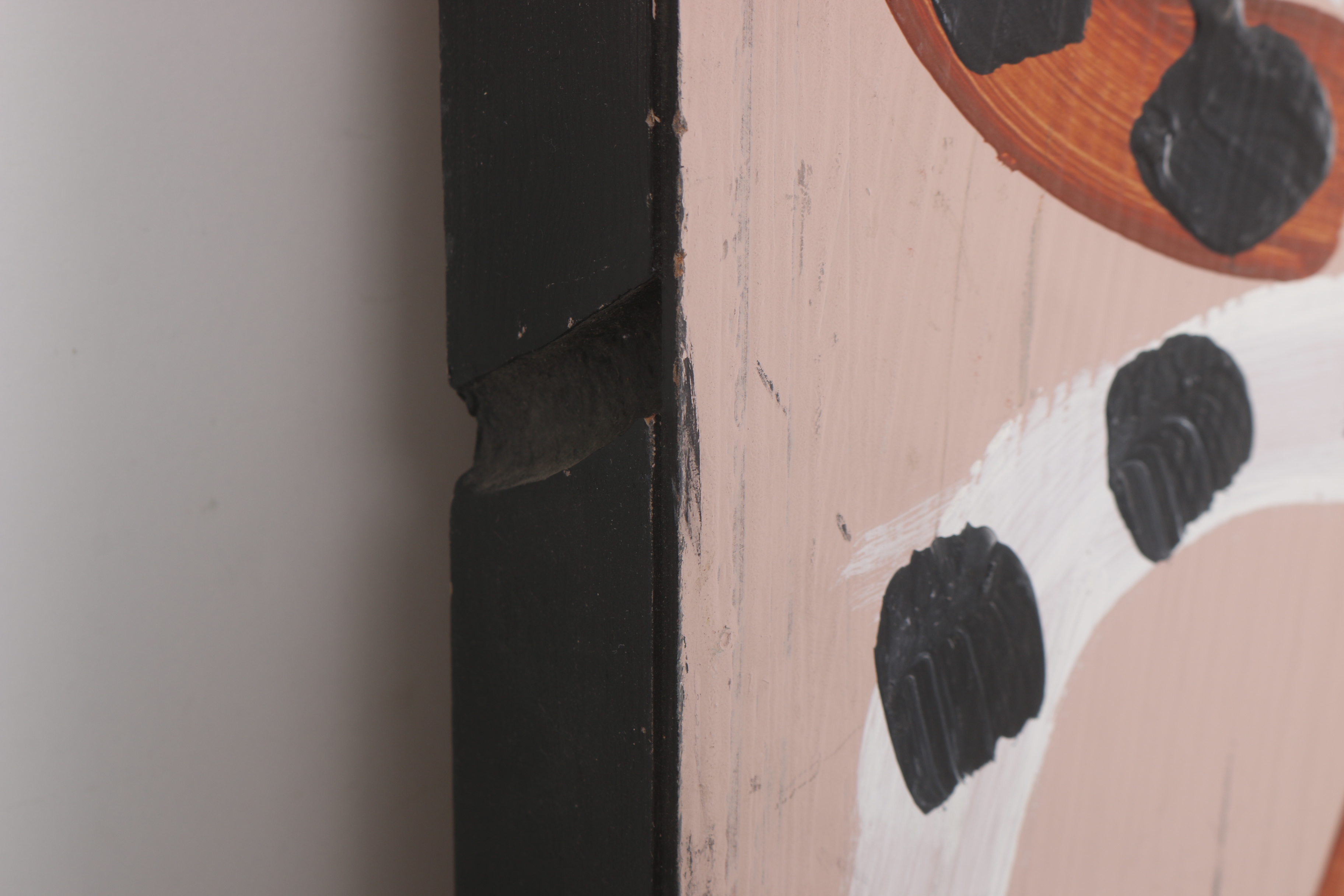 Kevin White 2014 Acrylic Painting on Wood "Untitled"