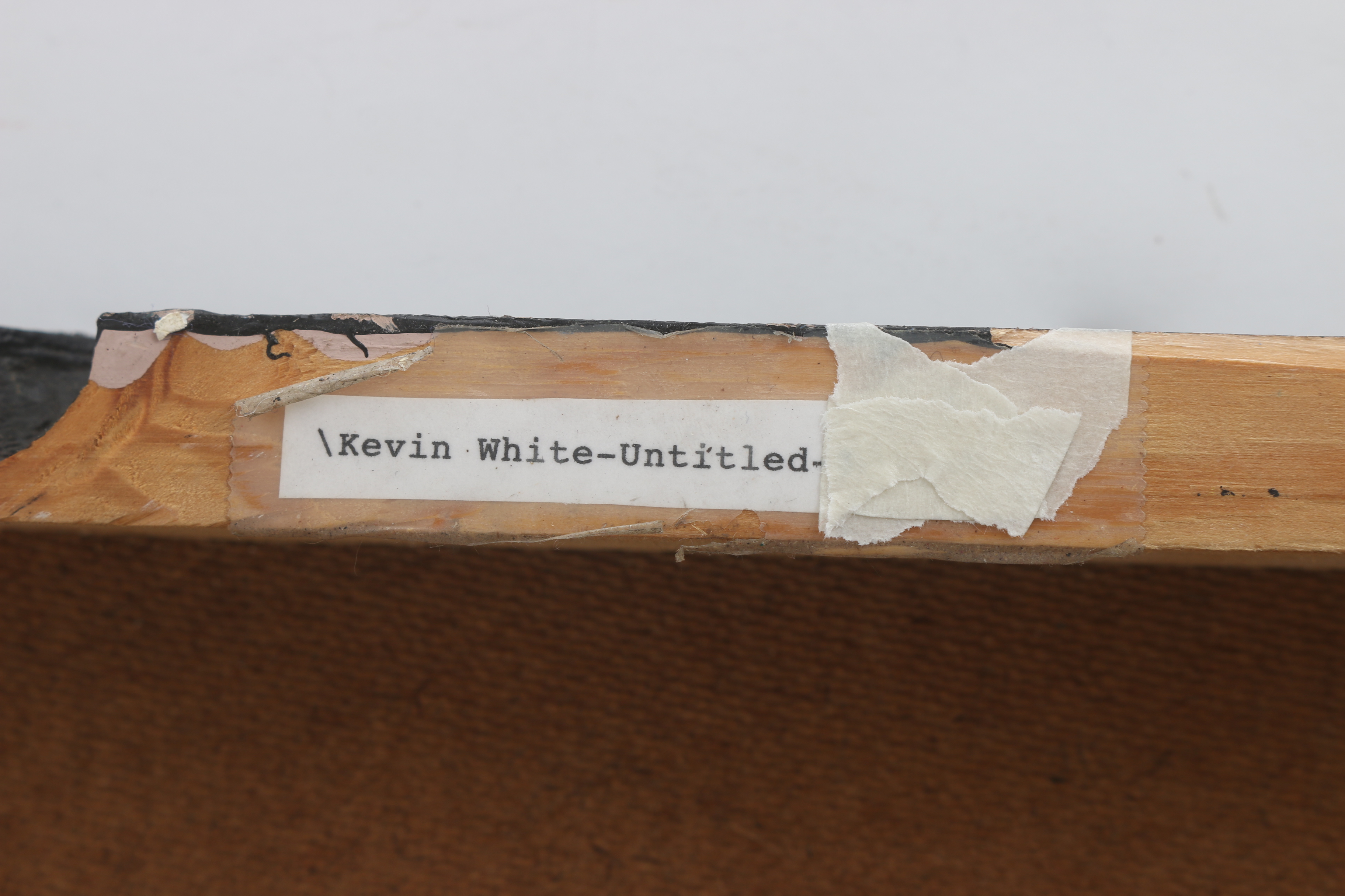 Kevin White 2014 Acrylic Painting on Wood "Untitled"