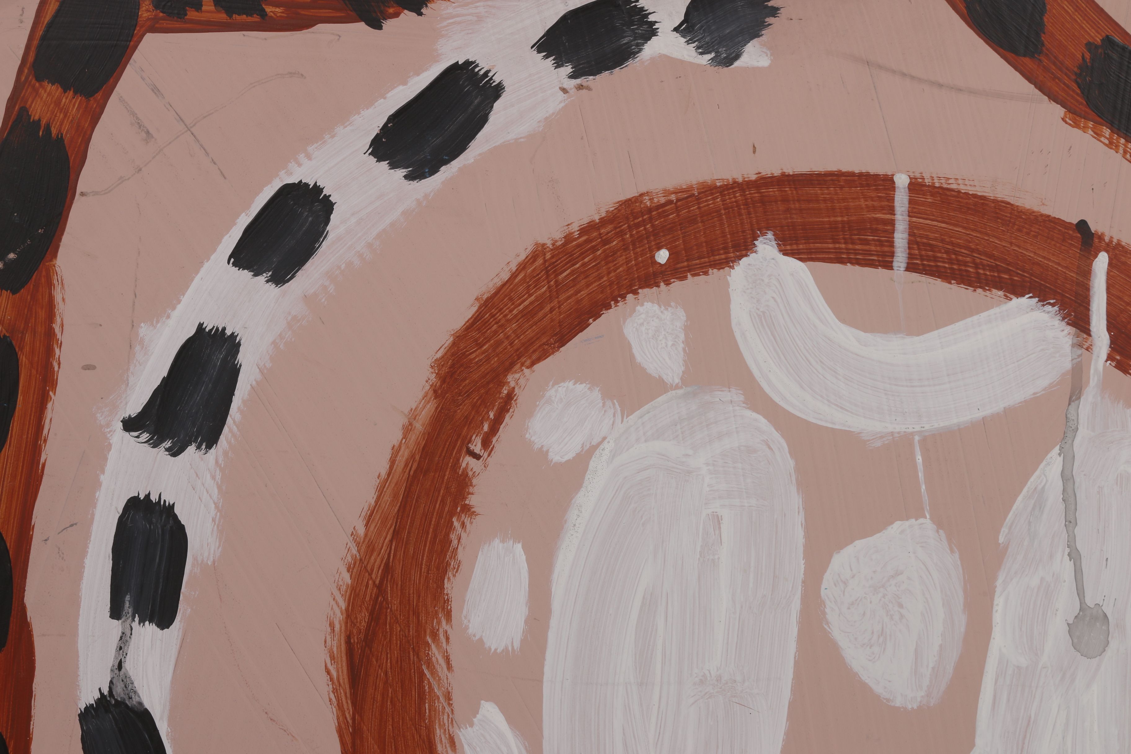 Kevin White 2014 Acrylic Painting on Wood "Untitled"