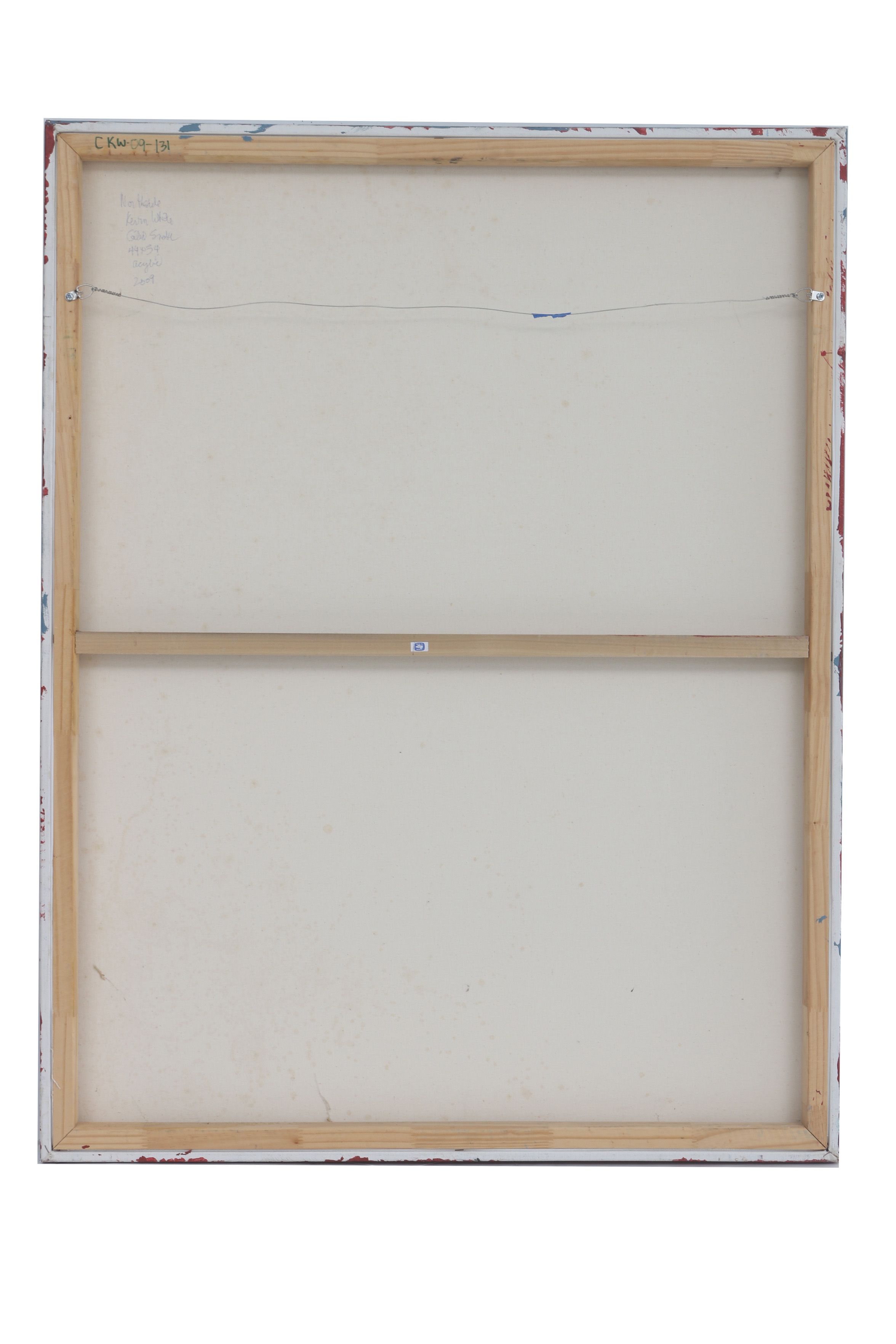 Kevin White 2009 Acrylic Painting on Canvas "Coiled Snake"